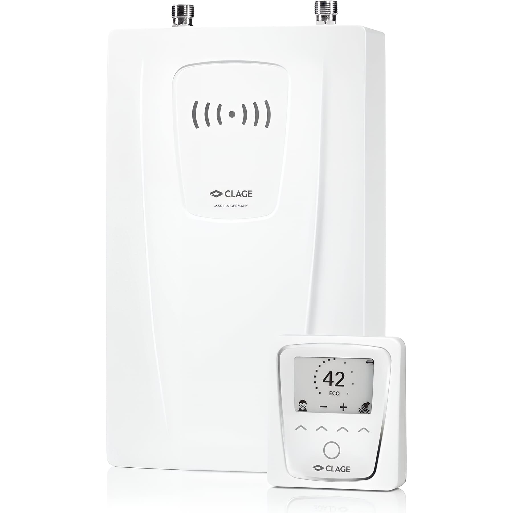 Chauffe-eau compact instantané triphasé 380V CFX-U 13.5 kW 20A livre avec télécommande