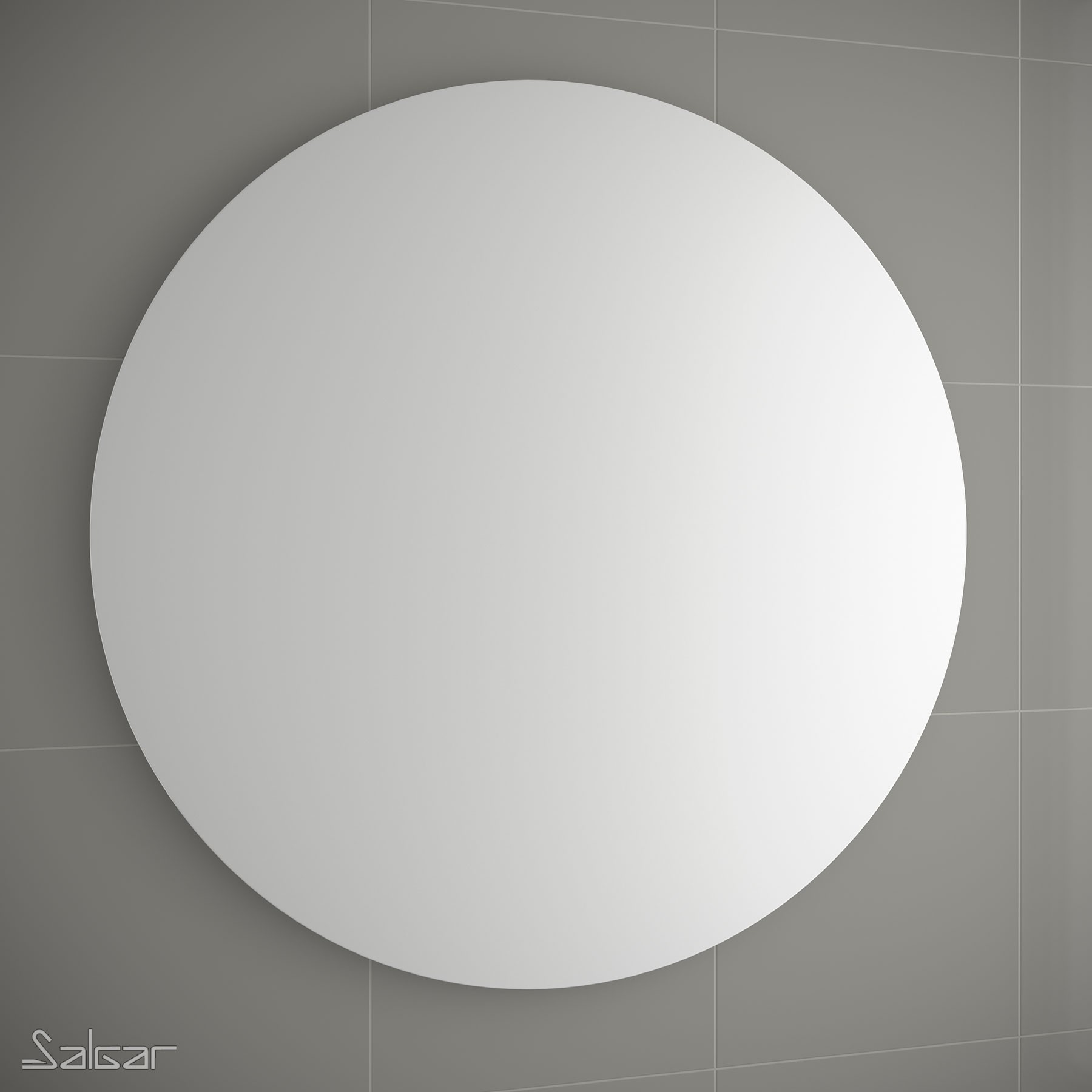 Miroir de salle de bains Gamme PRO SALGAR OASIS 600 circulaire Ø 600 mm - Réf:91130
