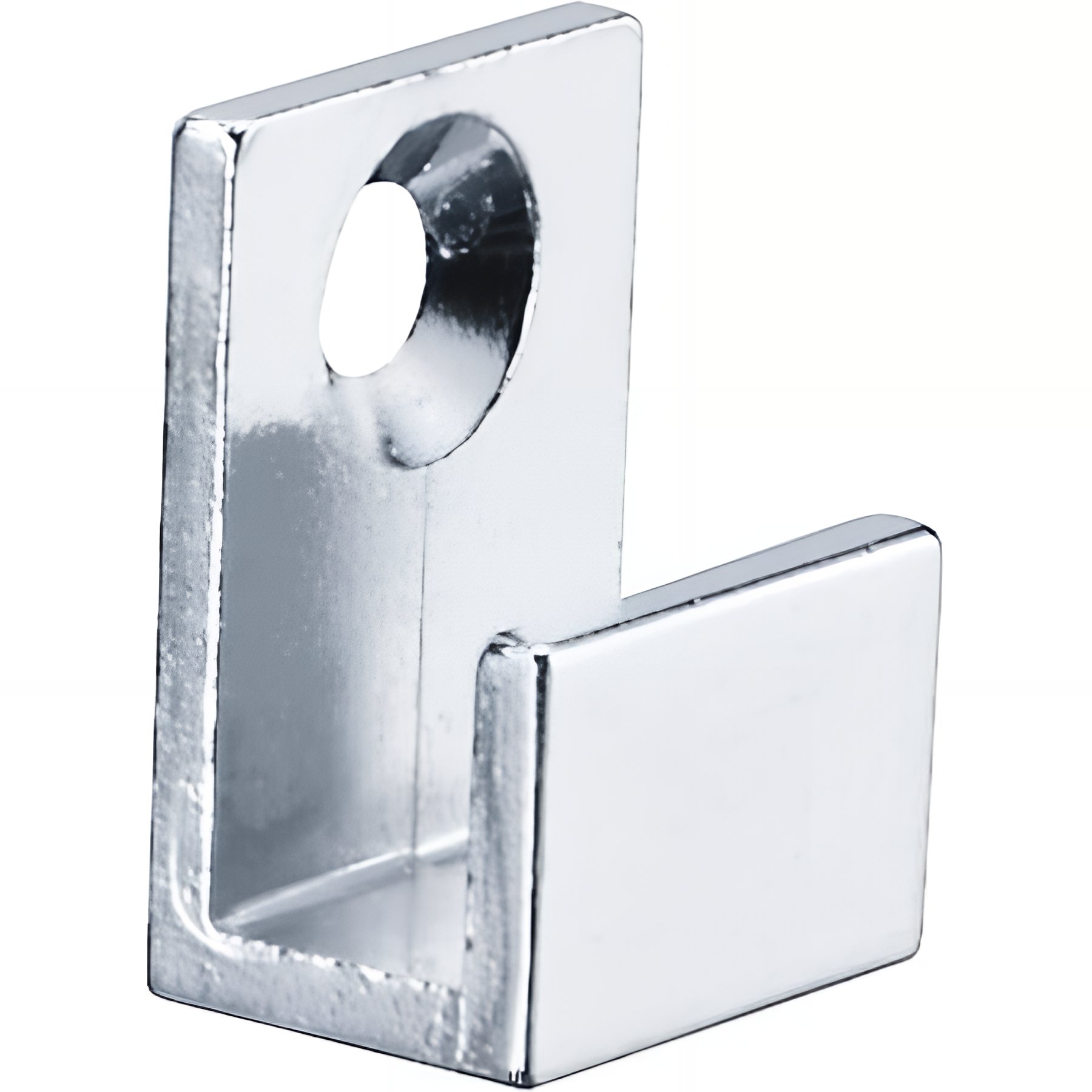 Support miroir Gamme PRO PELLET à vis 1 patte 11 x 15 x 22 mm zamak chromé fixation invisible