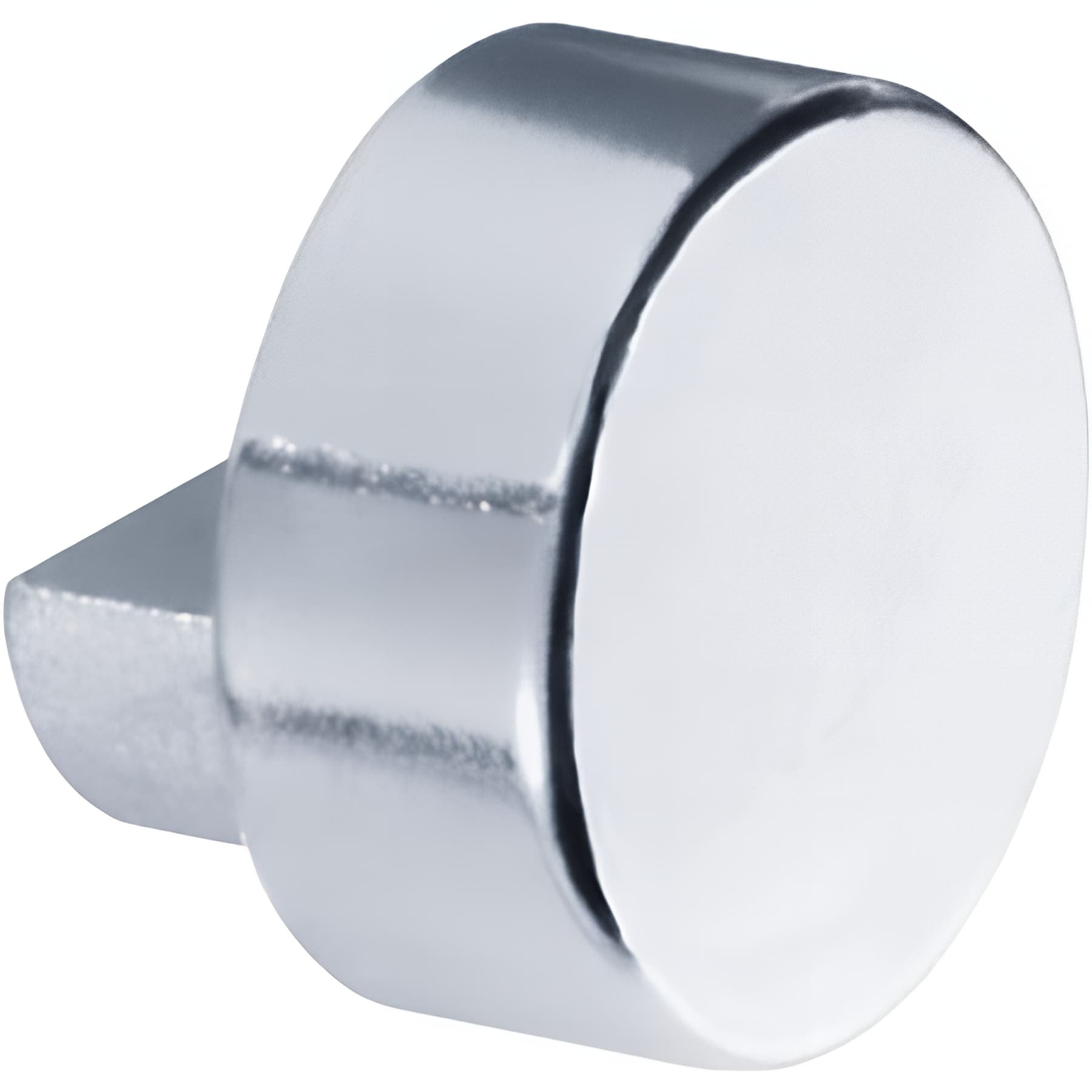 Support miroir Gamme PRO PELLET cabochon 8x11x14 mm Ø 18 mm colisage par 4 pièces laiton chromé