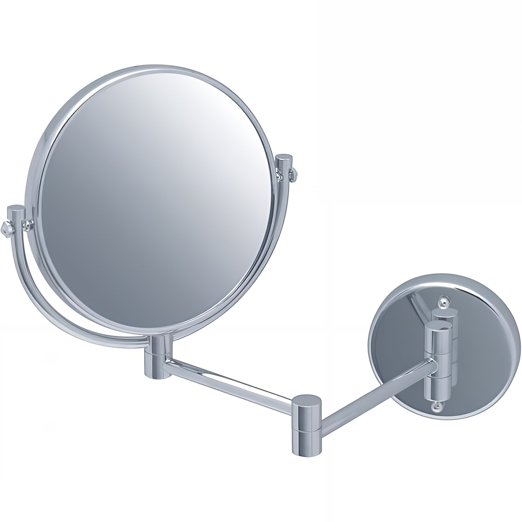 Miroir pivotant grossissant Gamme PRO PELLET 1 face x 3 1 face normal support mural extensible