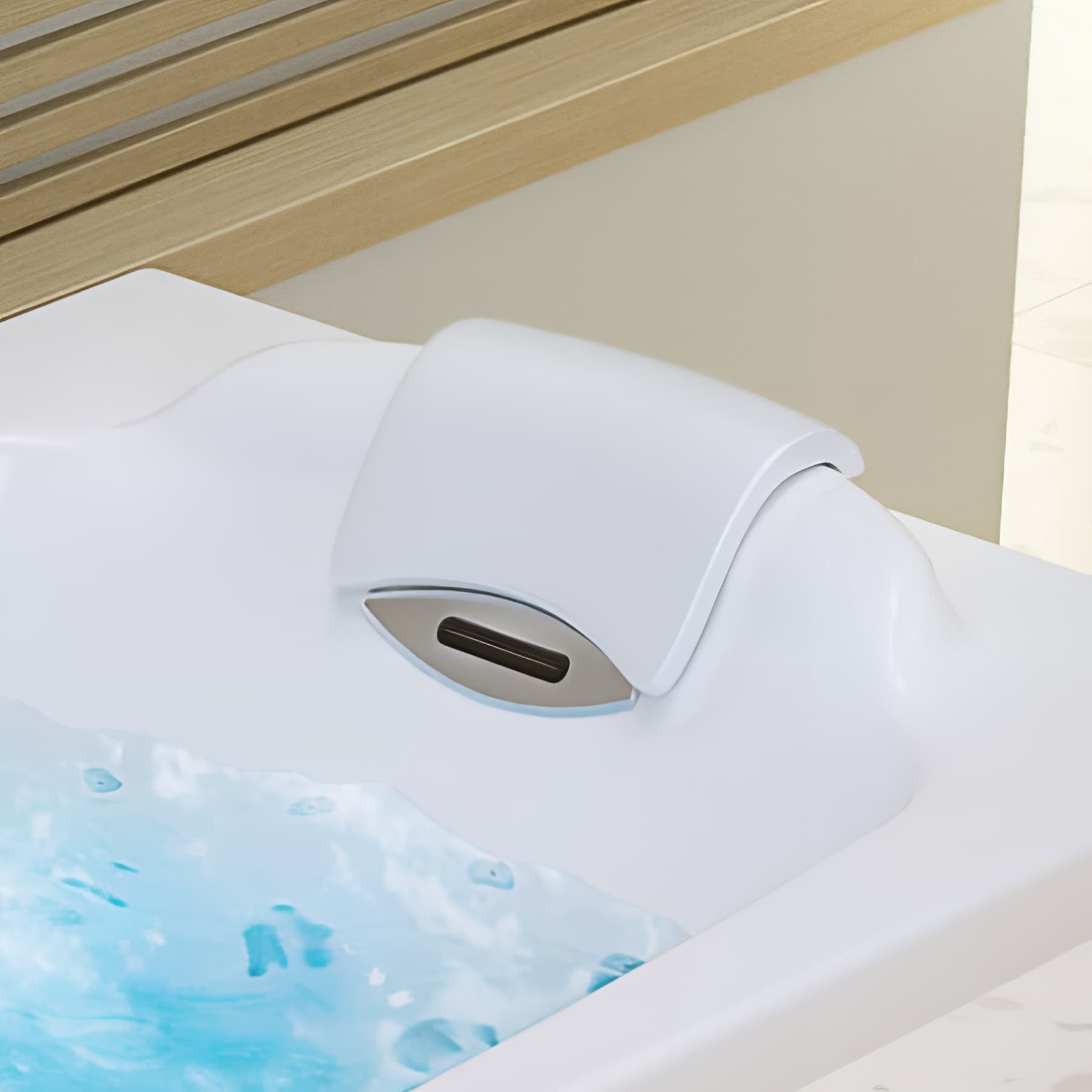 Coussin de tête FIDJI Blanc pour baignoire KINEDO KINEPLUS