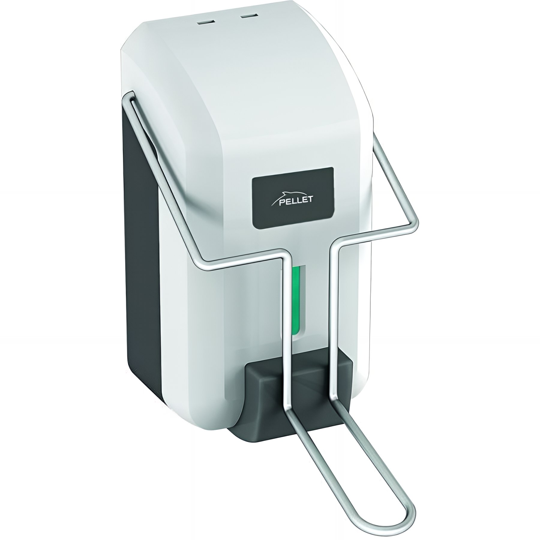 Distributeur de savon Gamme PRO PELLET 700 ml avec palette à clé 110x106x206 mm ABS blanc