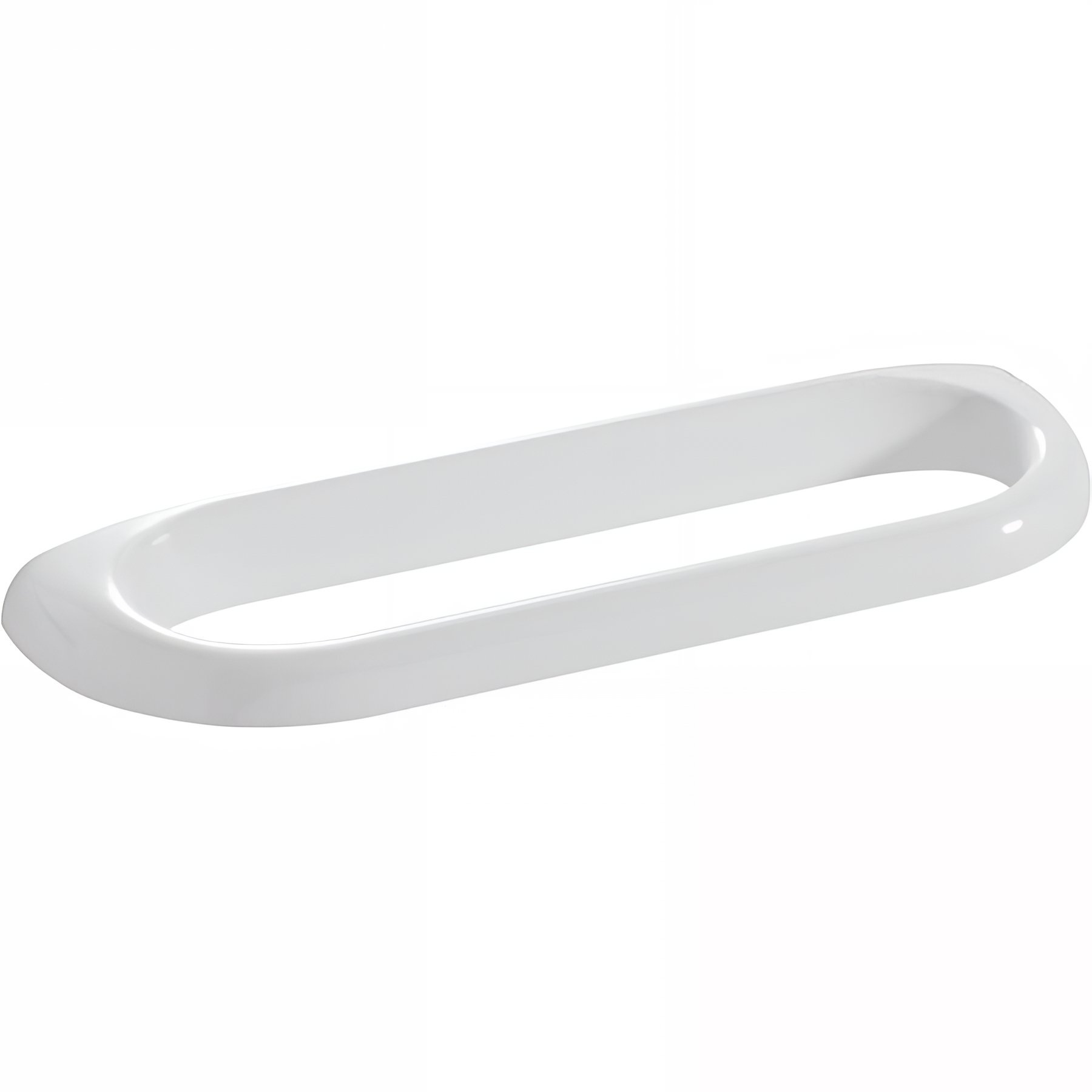 Porte-serviettes Gamme PRO PELLET 1 barre fixe 360 x 100 x 30 mm résine thermodurcie blanc
