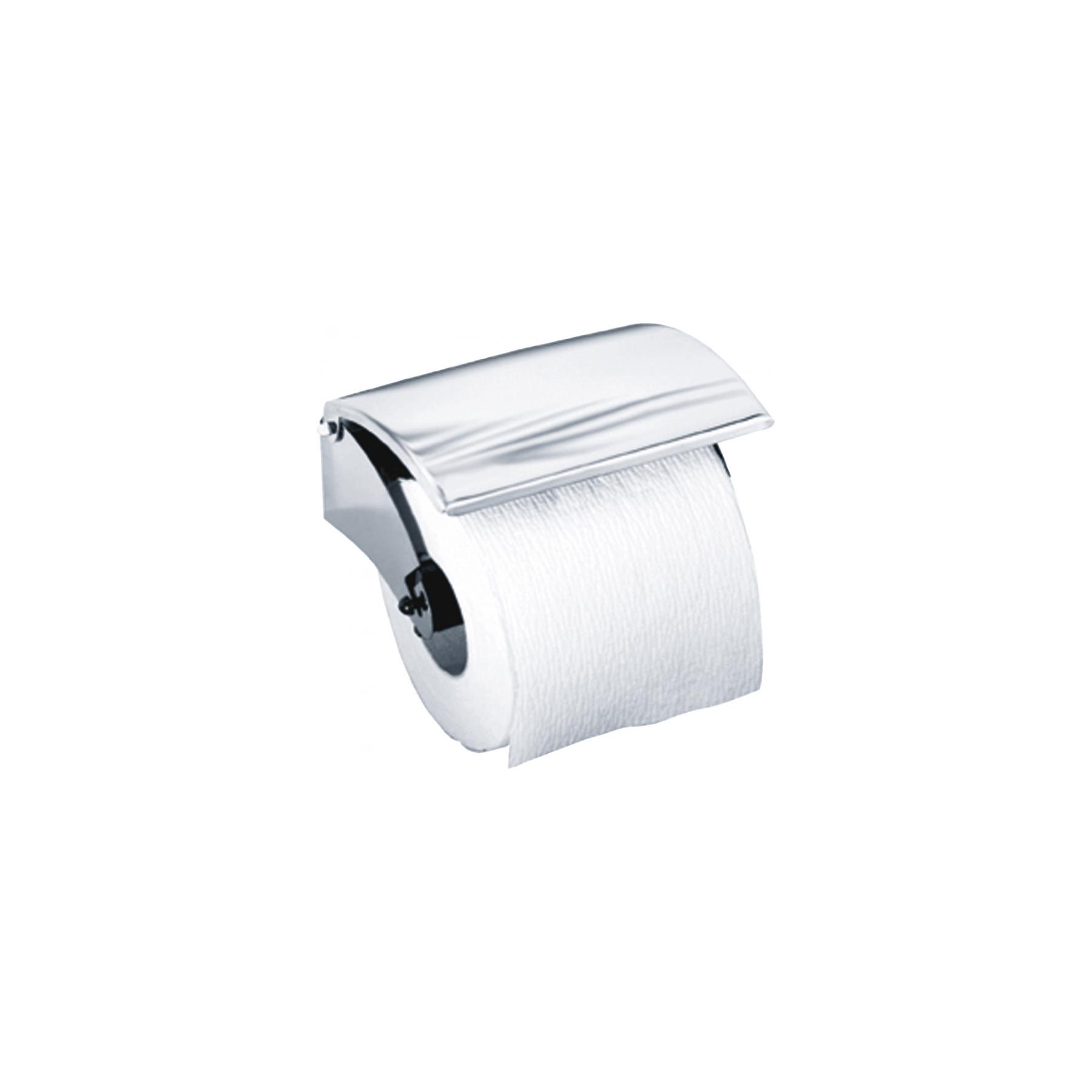 Distributeur papier WC Gamme PRO PELLET rouleau 1275 x82 x 56 mm inox rouleau plastique noir