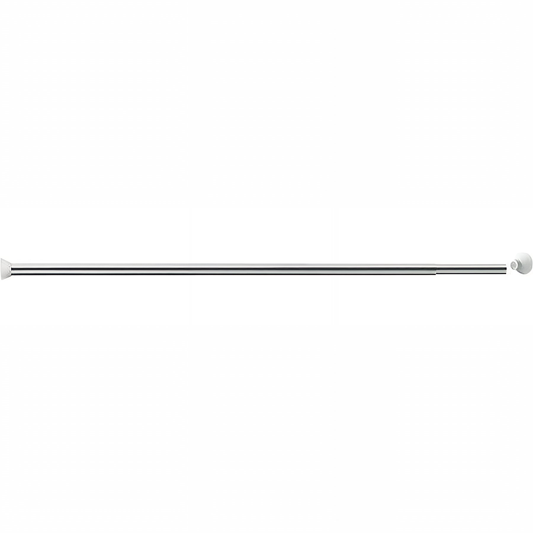 Porte-rideau Gamme PRO PELLET droit extensible 750/1250 mm tube aluminium Ø 18/20 mm ventouses