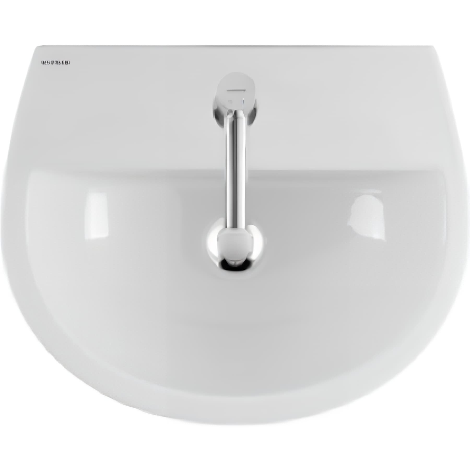 Lavabo 55cm mural céramique traditionnelle SANINDUSA Aveiro Easy blanc    