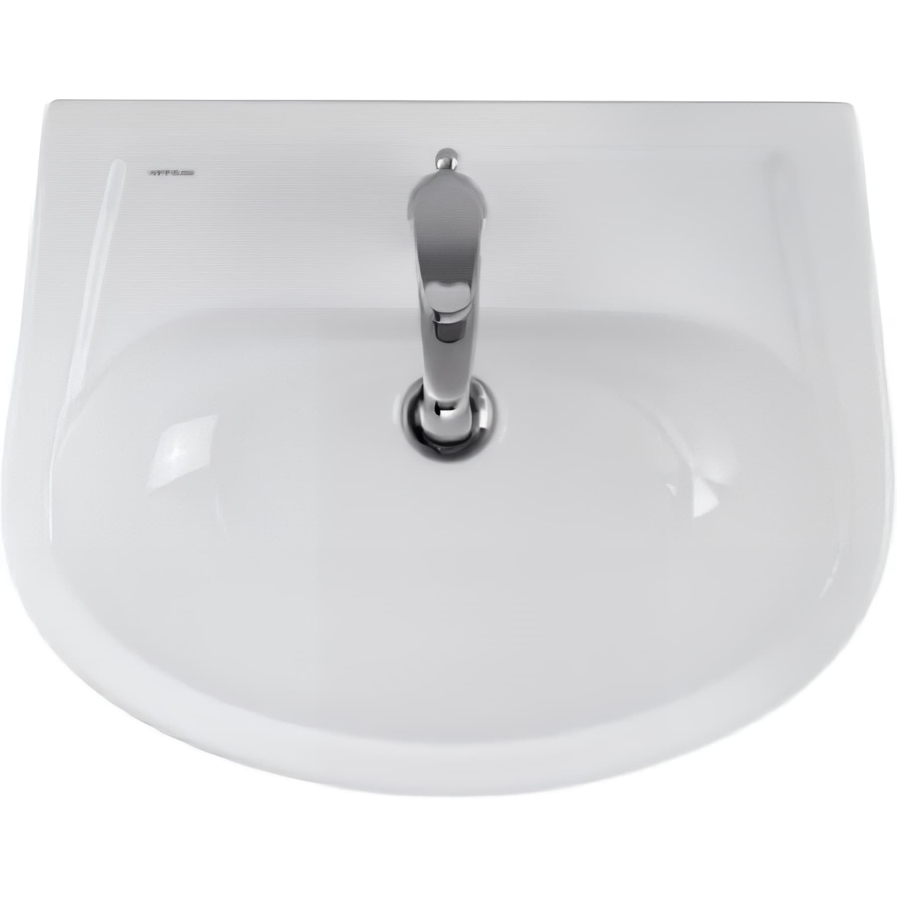 Lavabo 55cm  Aveiro céramique traditionnelle SANINDUSA Cetus blanc    