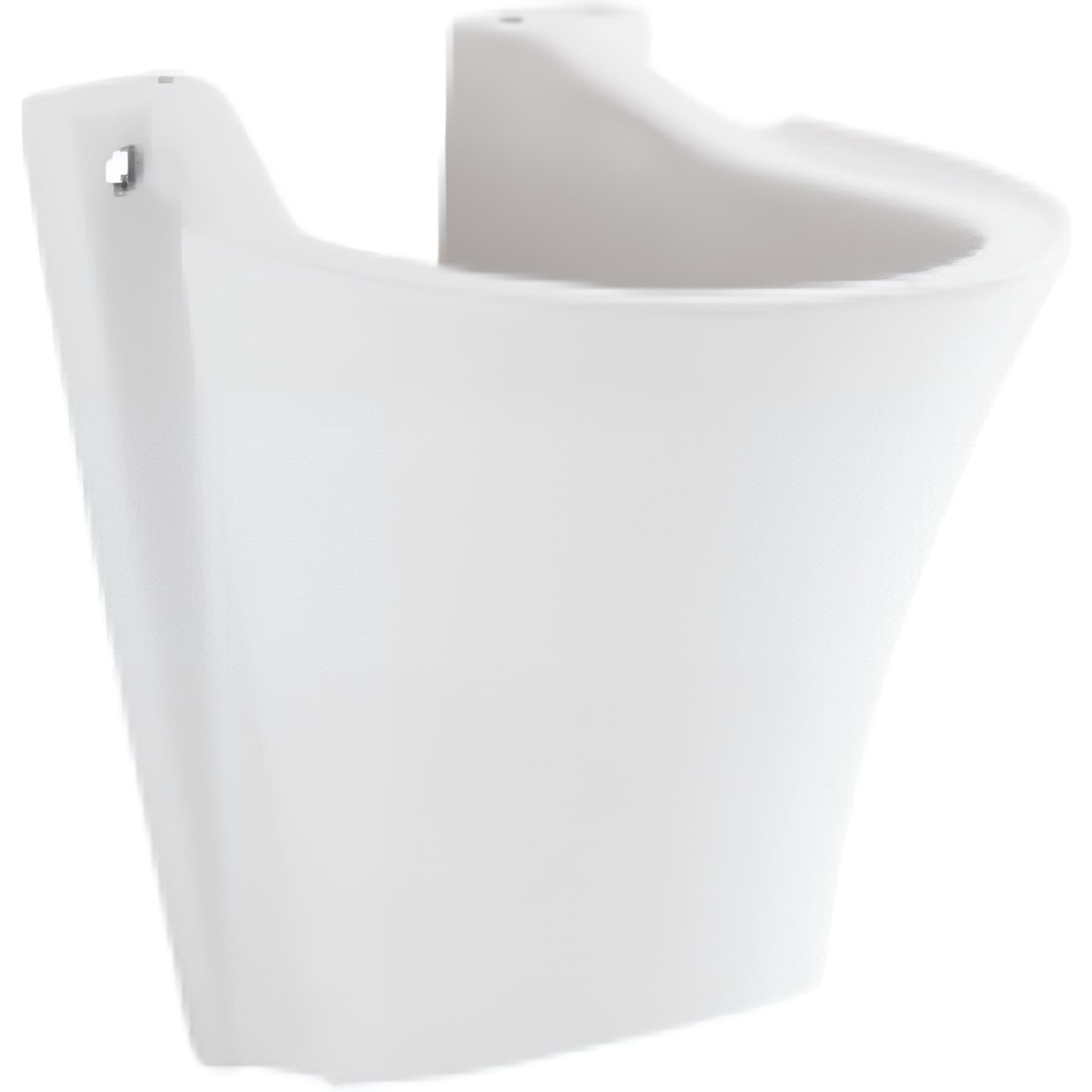 Demi colonne de lavabo Jade céramique traditionnelle SANINDUSA blanc   