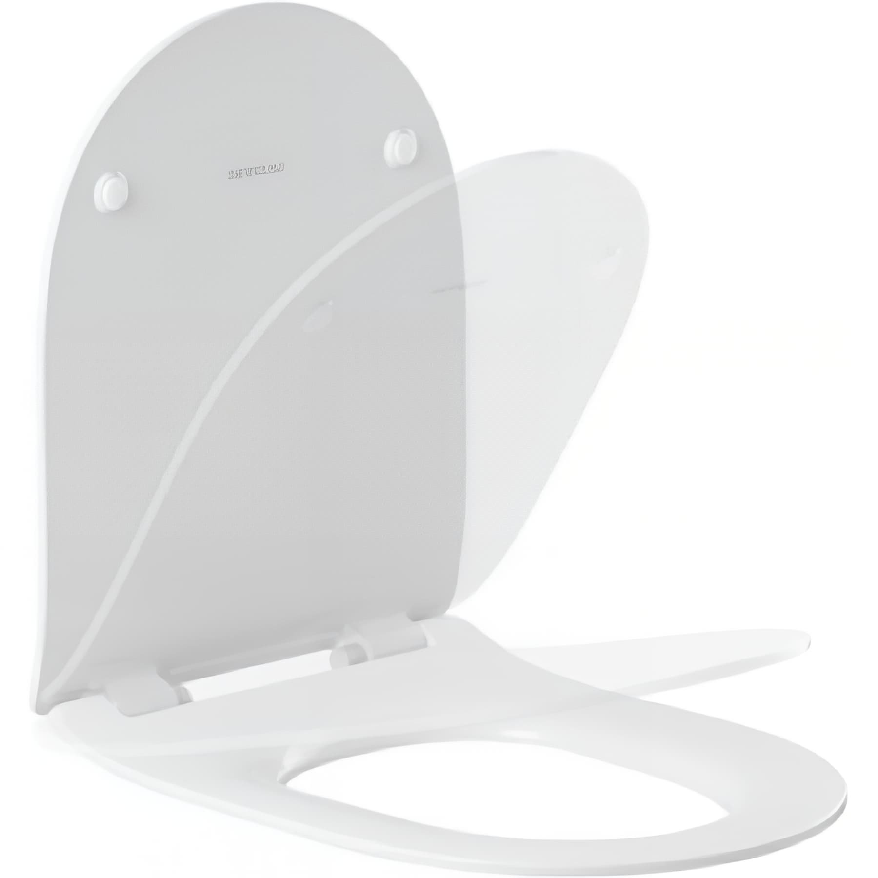 Abattant WC pour WC SANINDUSA Sanibold easyclip slow close frein de chute blanc mat (non universel)