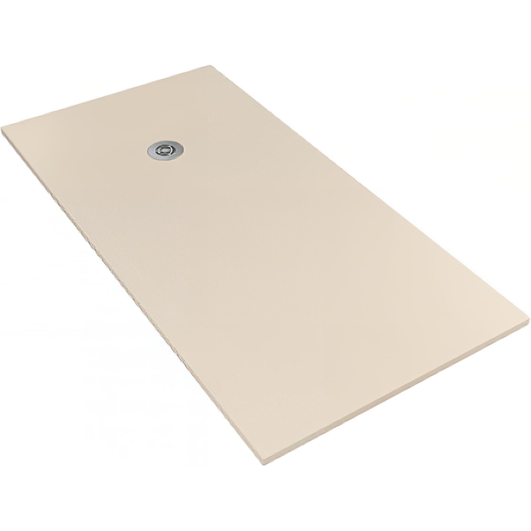 Receveur de douche à poser extra-plat épaisseur 30mm en pierre naturelle SANINDUSA STONIT Marina Plus 240x90 antidérapant naturel classé C3 beige