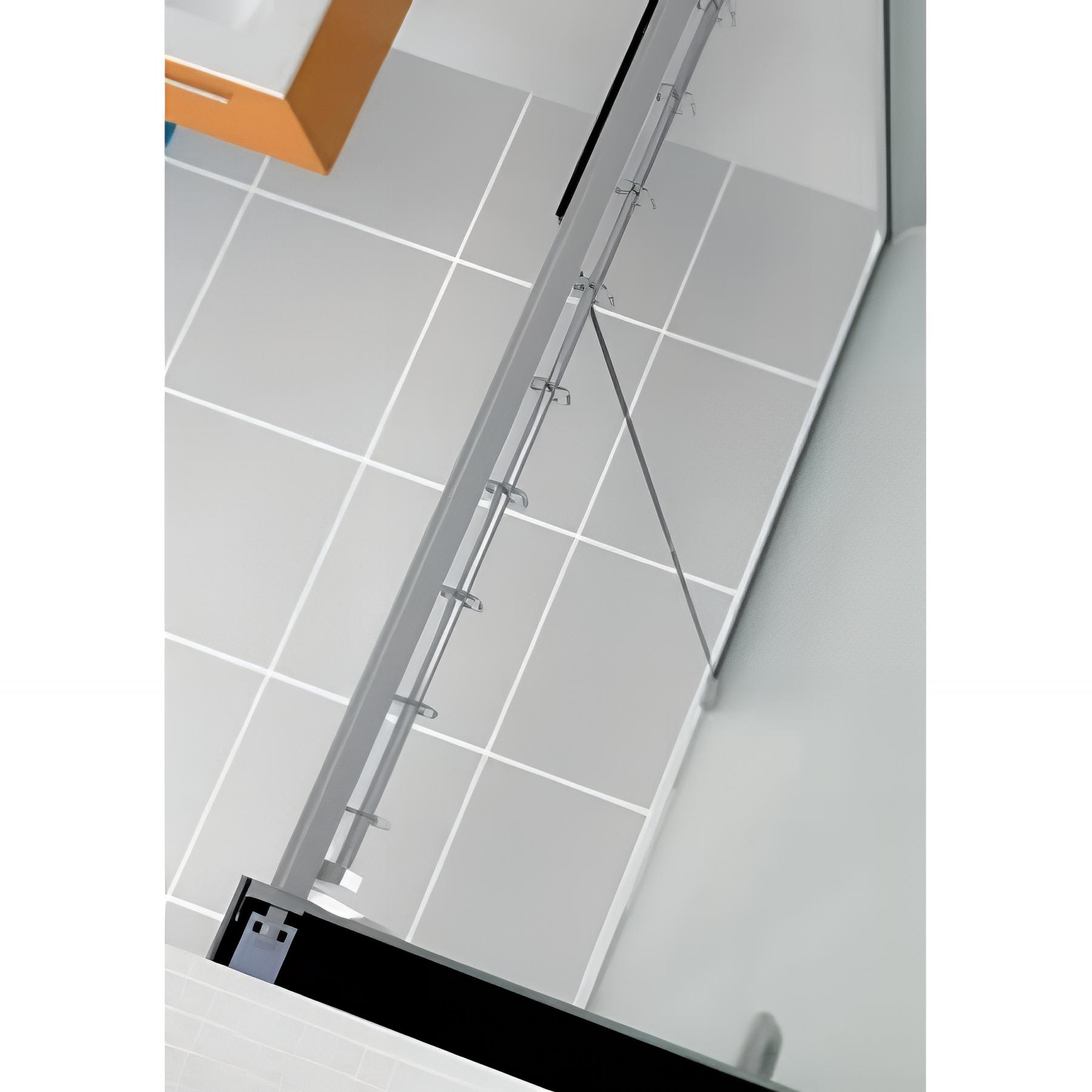Barre pour rideau de douche pour Cabine de douche Kinedo Kinemagic en version espace ouvert