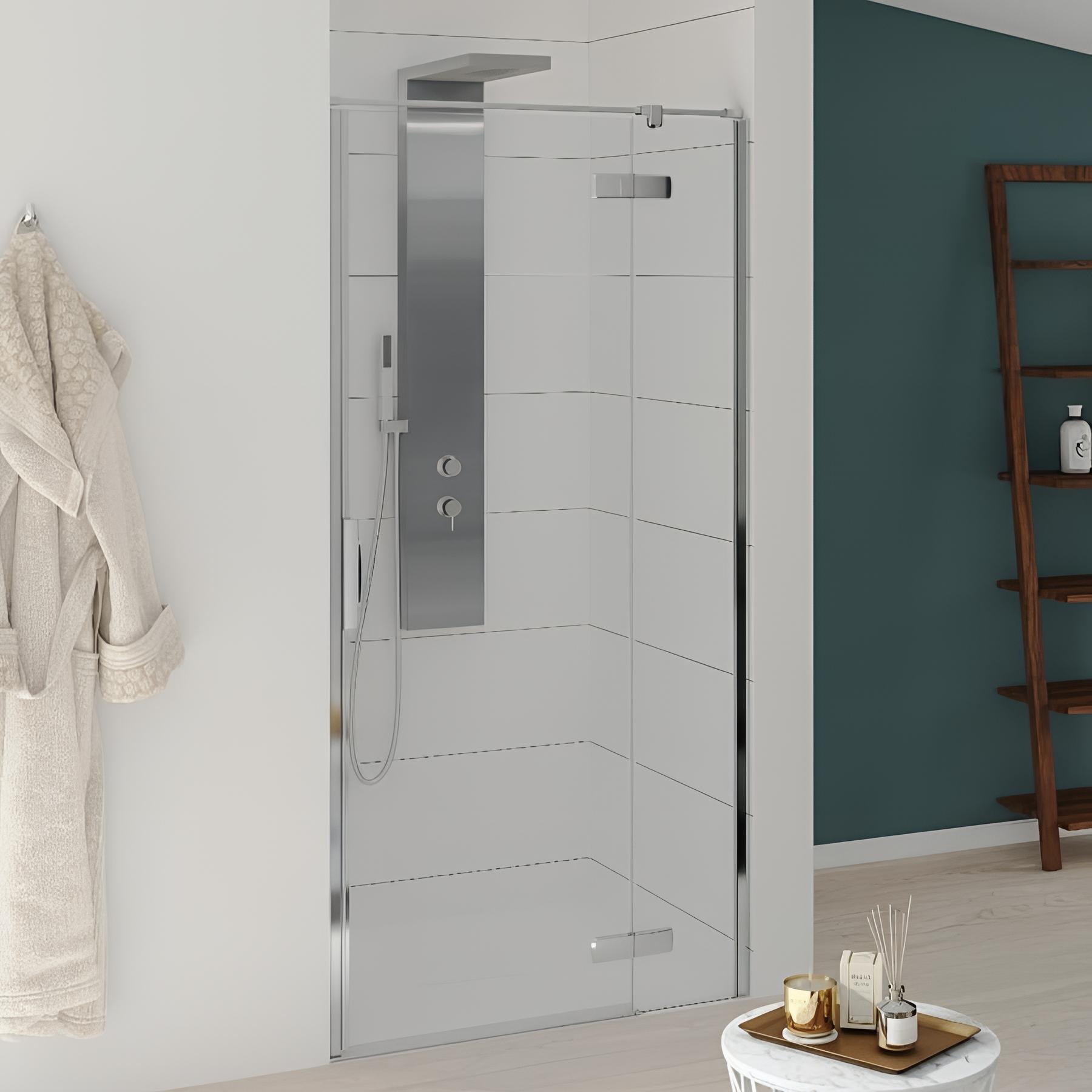 Porte de douche Kinedo KINESTYLE L70cm H 2,00 m charnières à droite
