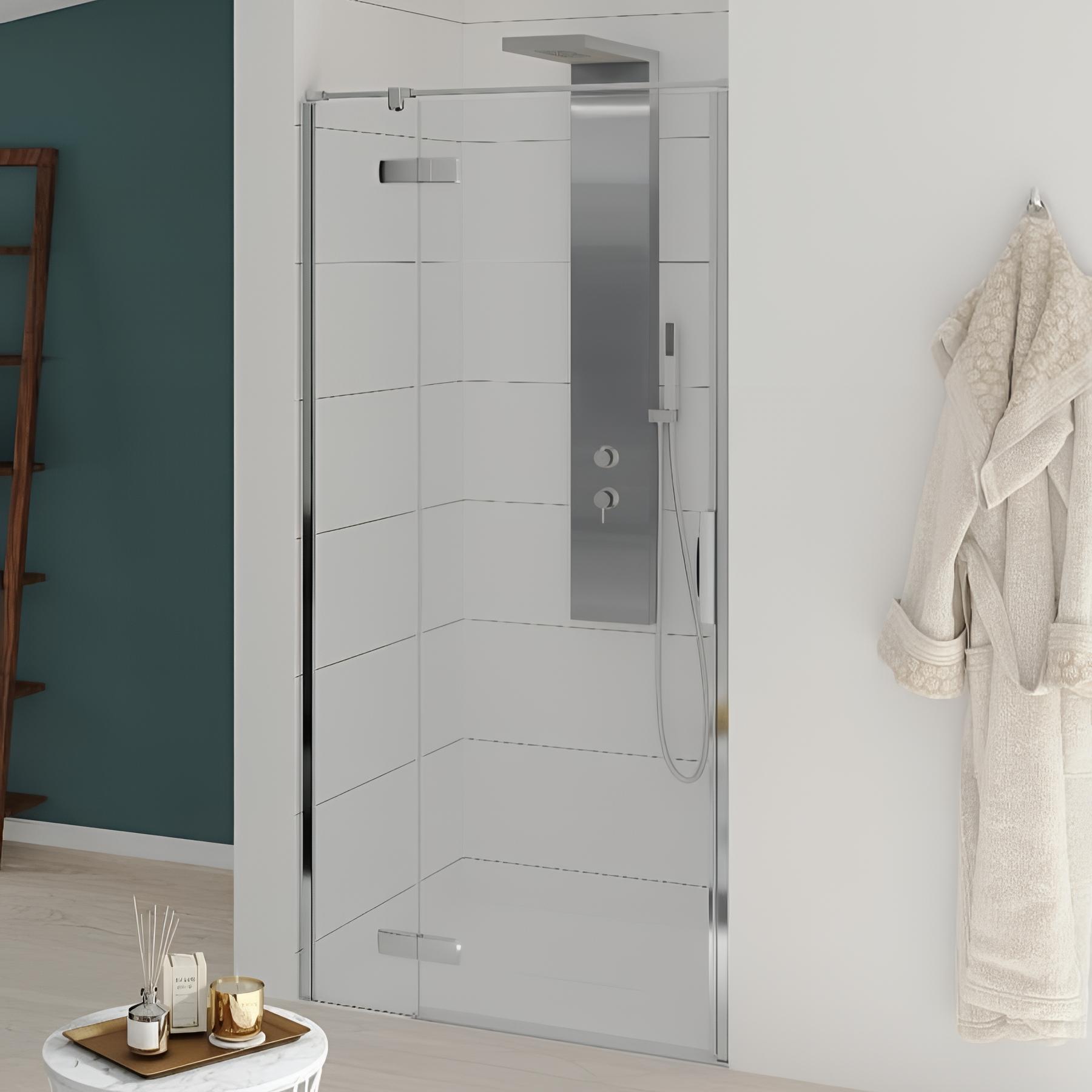 Porte de douche Kinedo KINESTYLE L 80cm H 2,00 m charnières à gauche