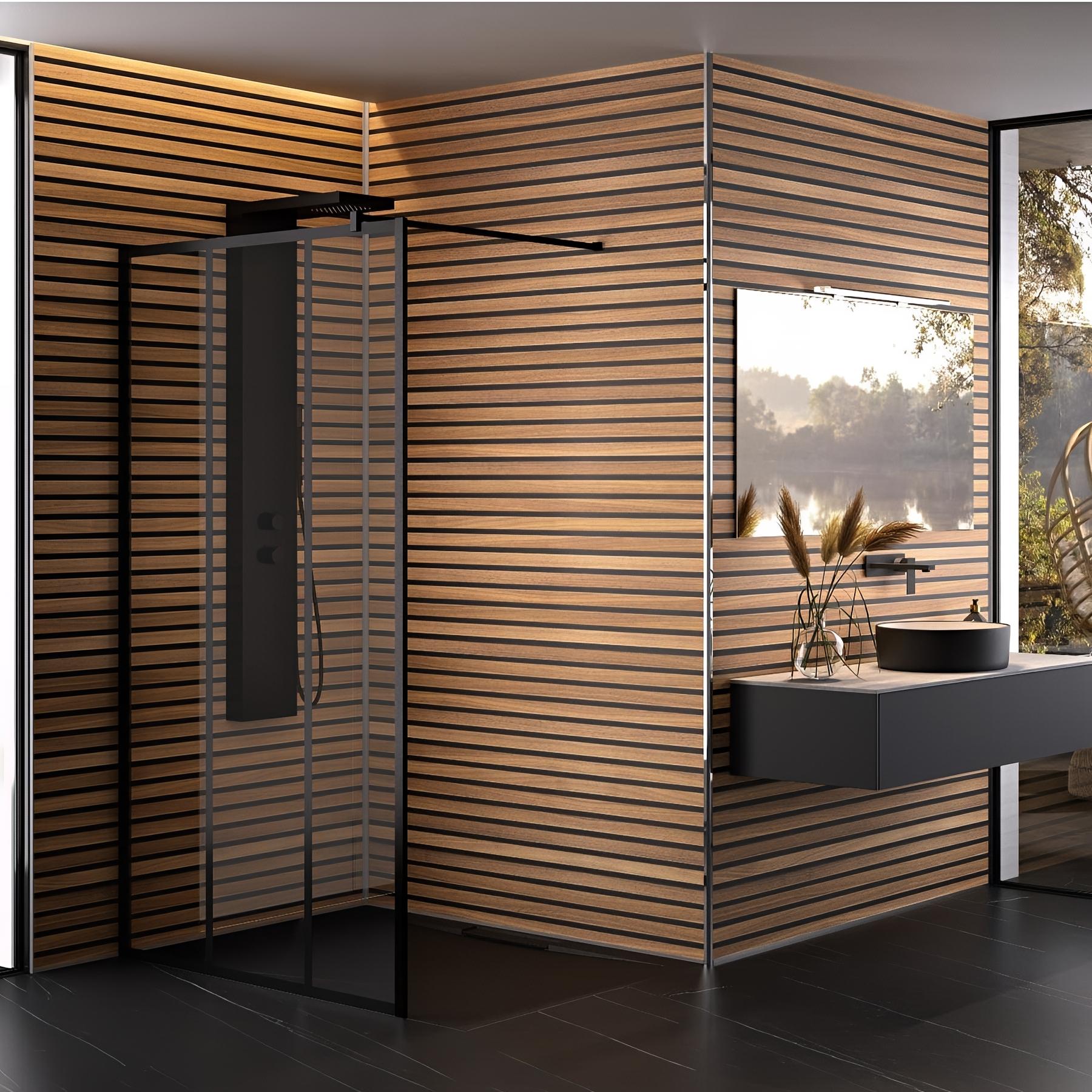 Panneau Mural Salle de Bain Kinedo KINEWALL ép. 3mm L 125cm H 202cm couleur Claustra