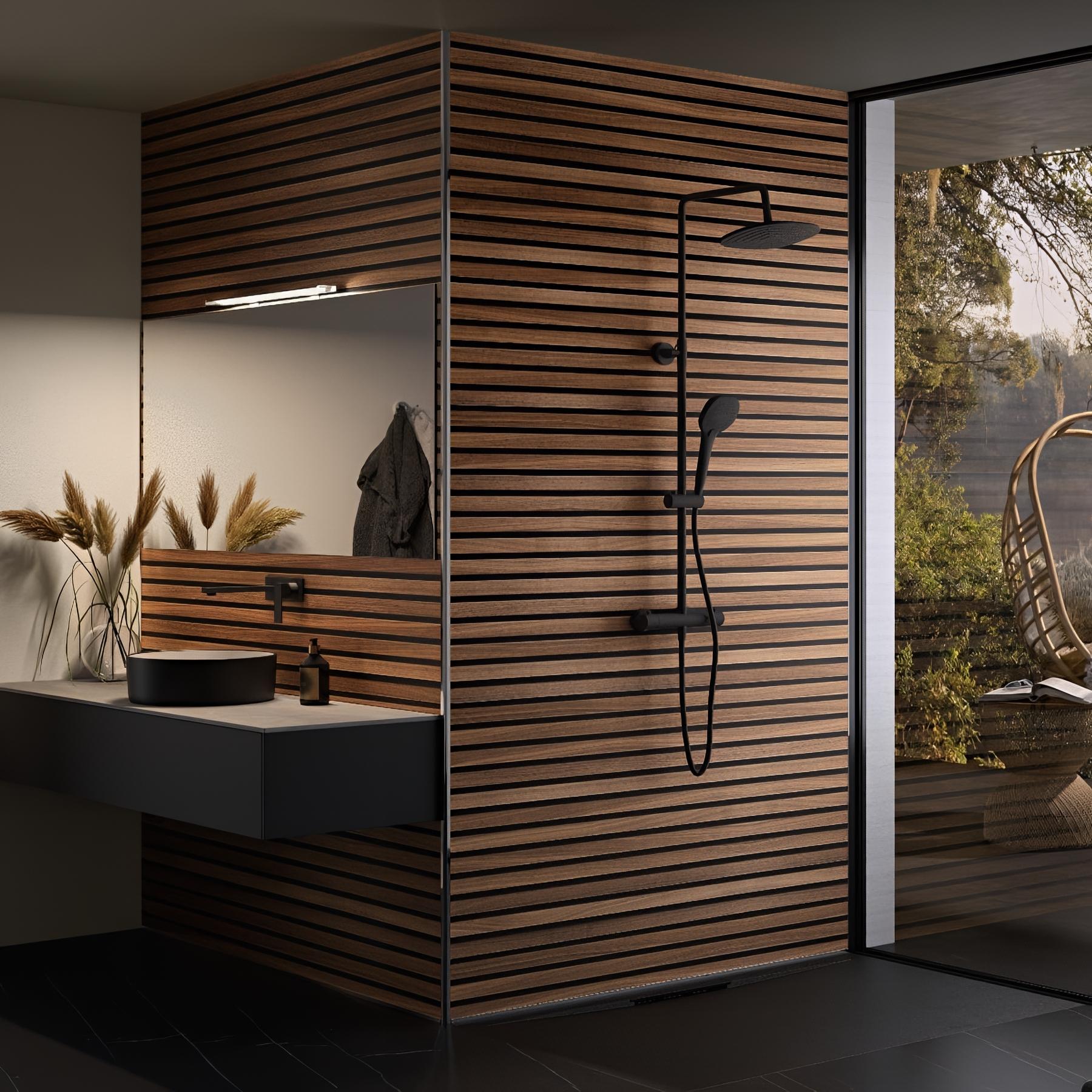 Panneau mural salle de bain Kinedo Kinéwall Design 3 mm 100x202 claustra