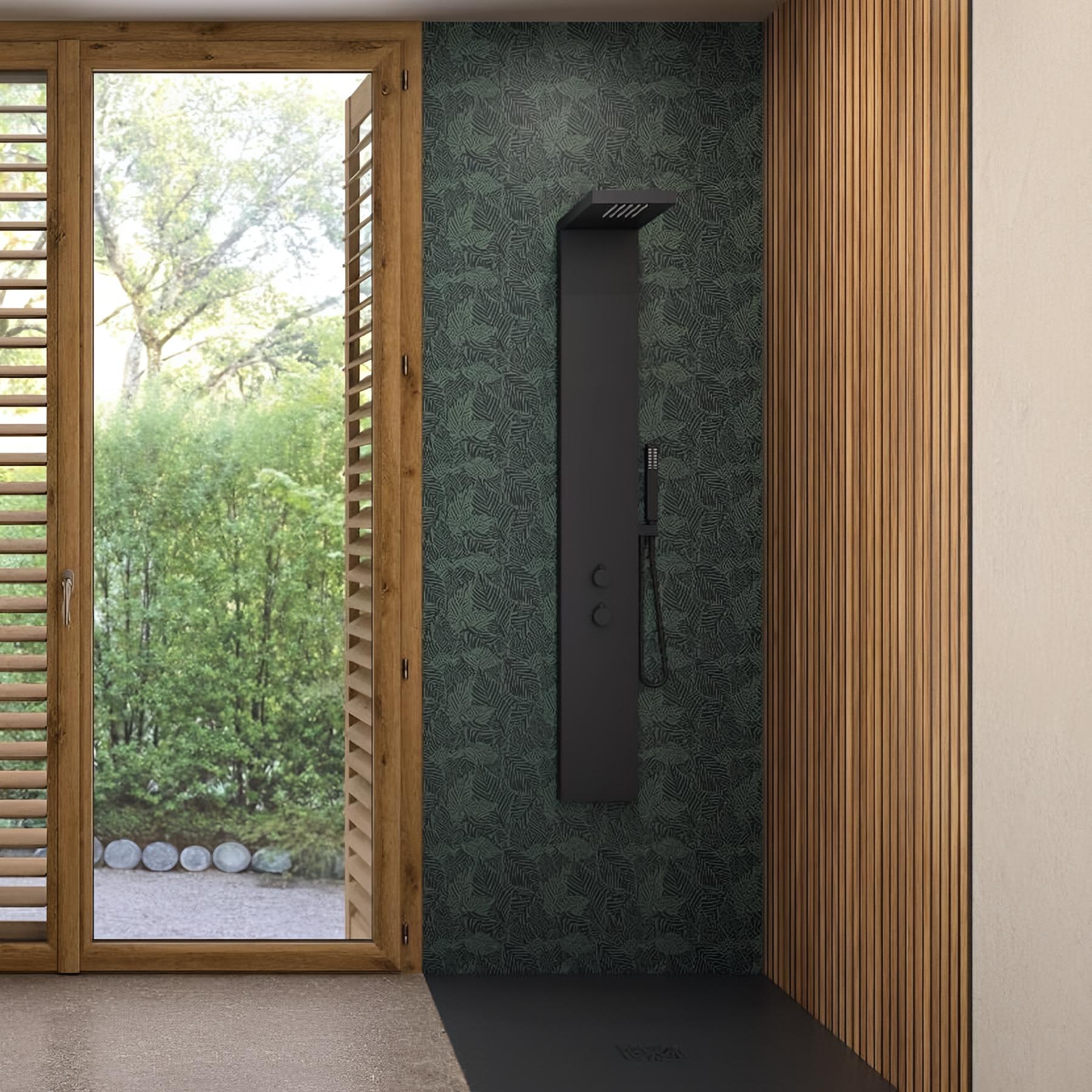 Panneau mural salle de bain Kinedo Kinéwall Design 3 mm 150x202 claustra vertical