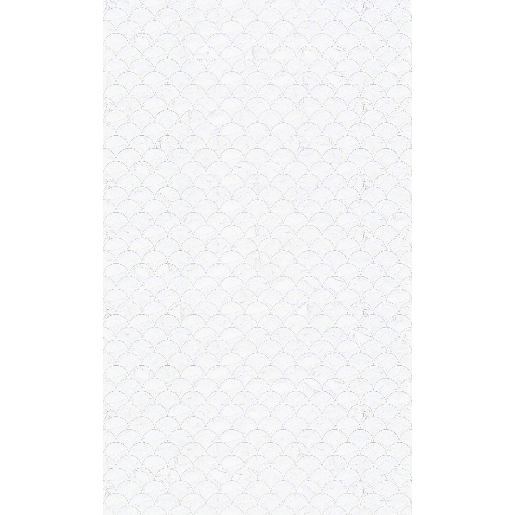 Panneau mural salle de bain hydrofuge multicouche PVC/ALU/PVC KINEDO Kinéwall Design épaisseur 3 mm 125x202 écaille marbre