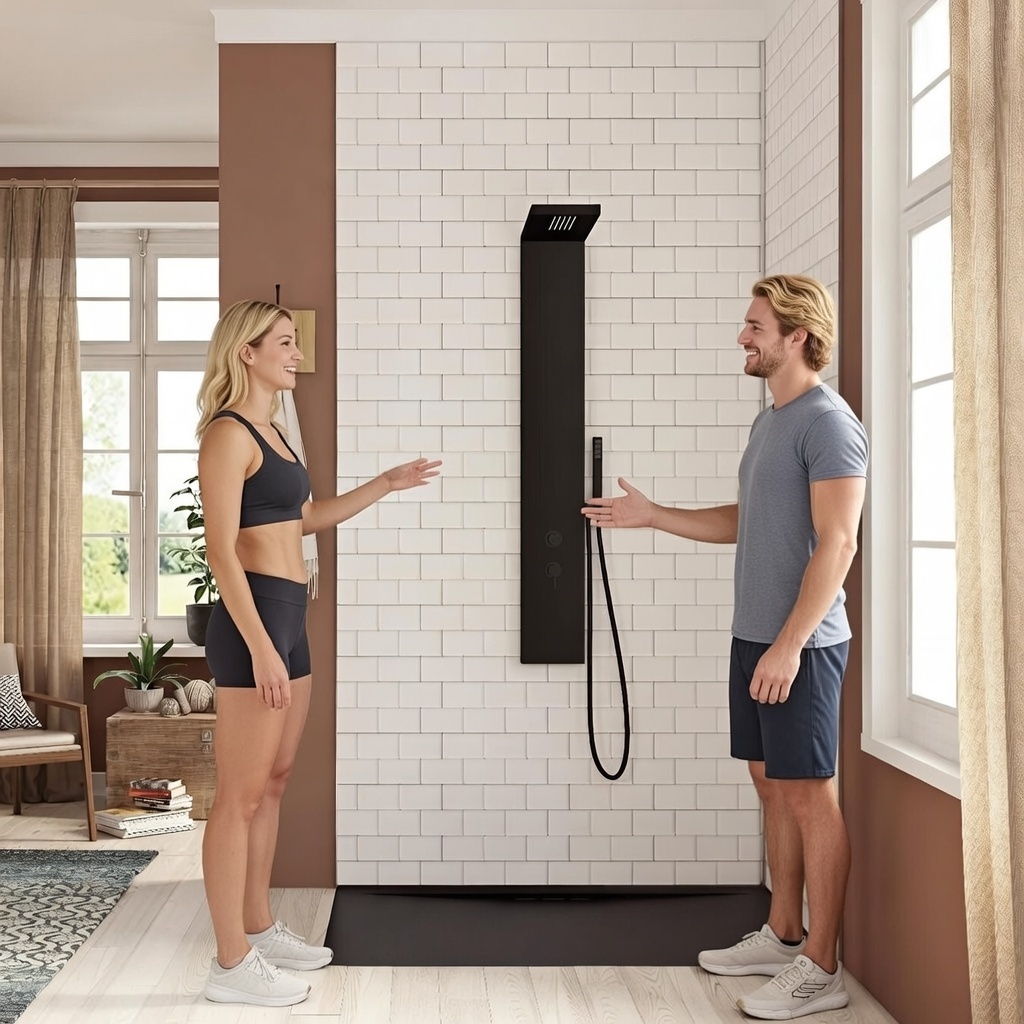Panneau Mural Salle de Bain Kinedo KINEWALL ép. 3mm L 125cm H 202cm couleur Metro