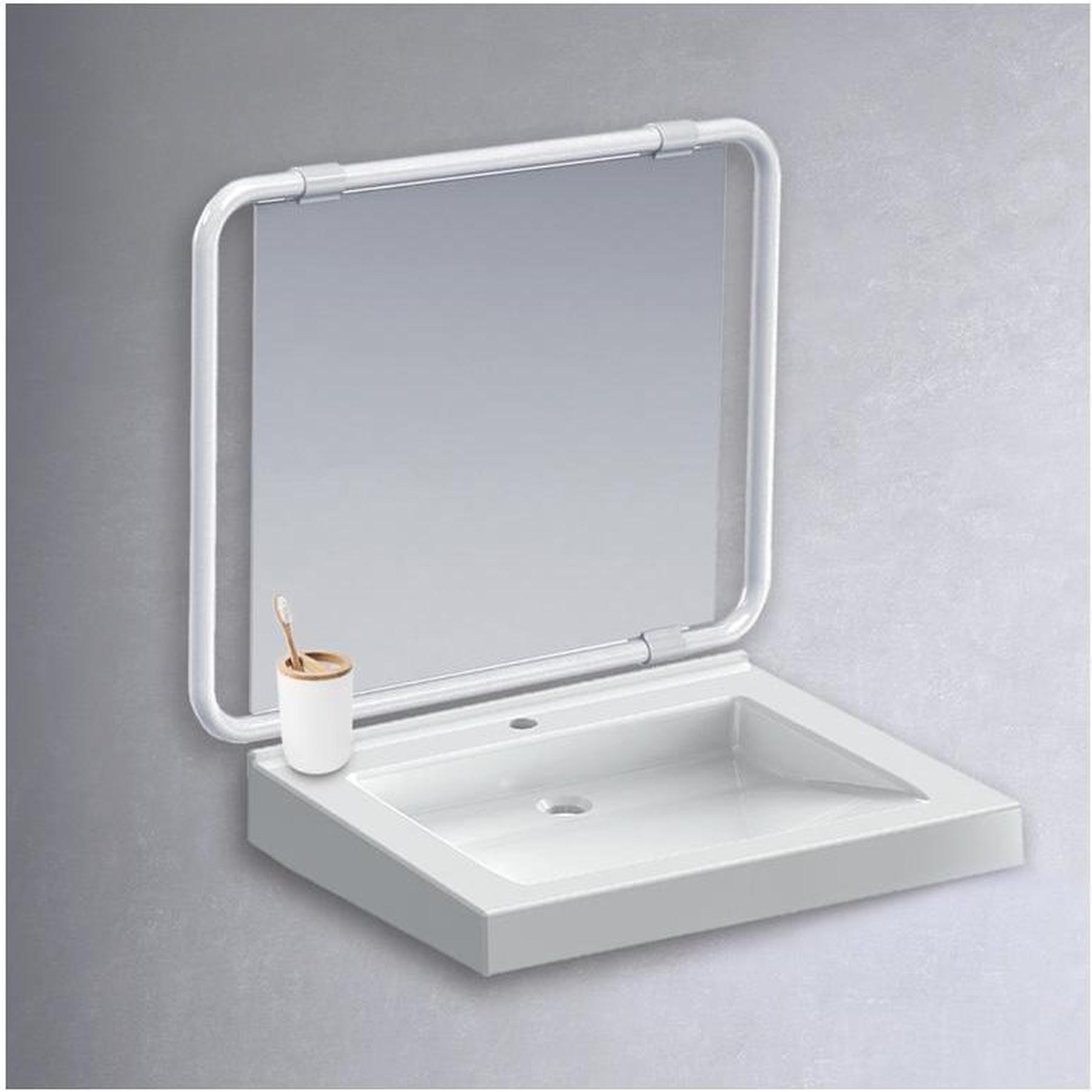 Vasque Gamme PRO PELLET 650x550x112 mm béton de synthèse A fixer sur les supports de lavabo