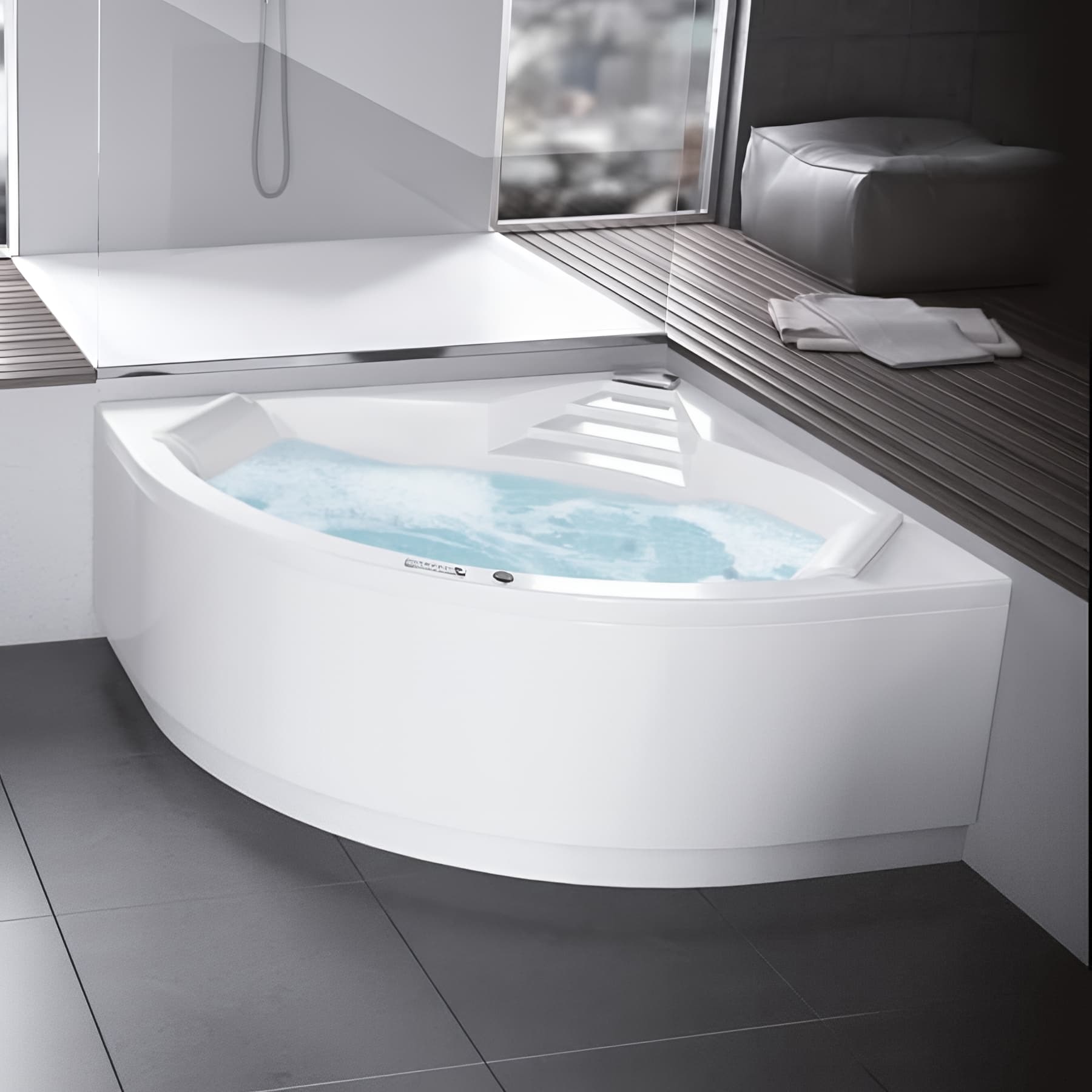 Tablier acrylique blanc 140 pour baignoire KINEDO LIMBO