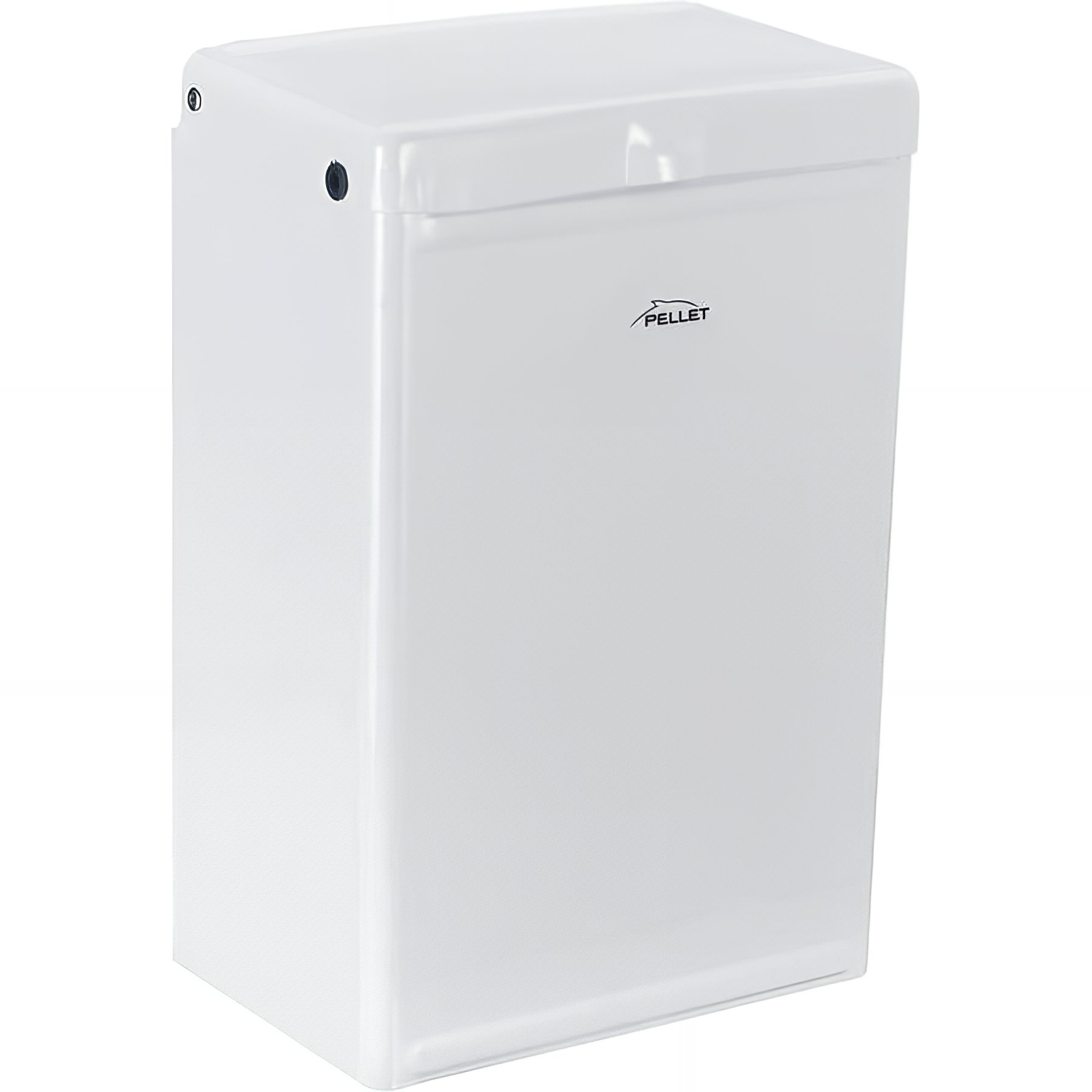 Poubelle murale Gamme PRO PELLET 72 litres 282 x 212 x 139 mm acier cataphorese+ époxy blanc