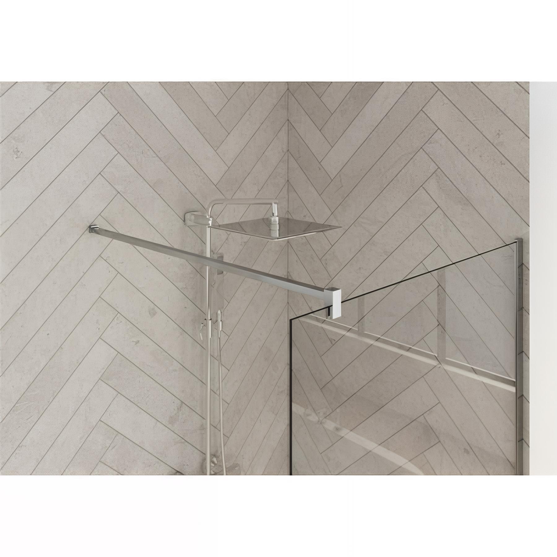 Barre de renfort chromée pour gamme Smart Design 120cm maximum