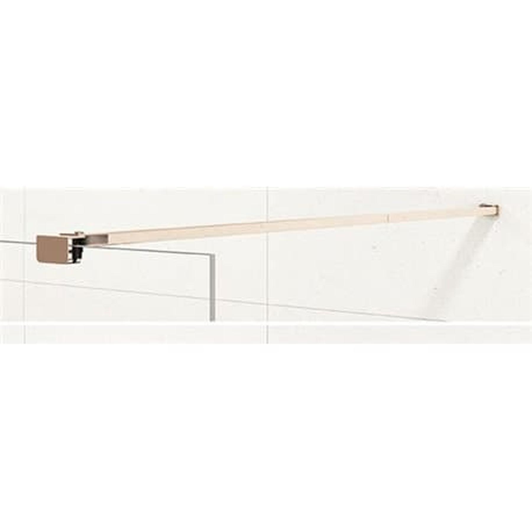 Barre de renfort droite cuivre pour gamme EKINOx montage contre un mur