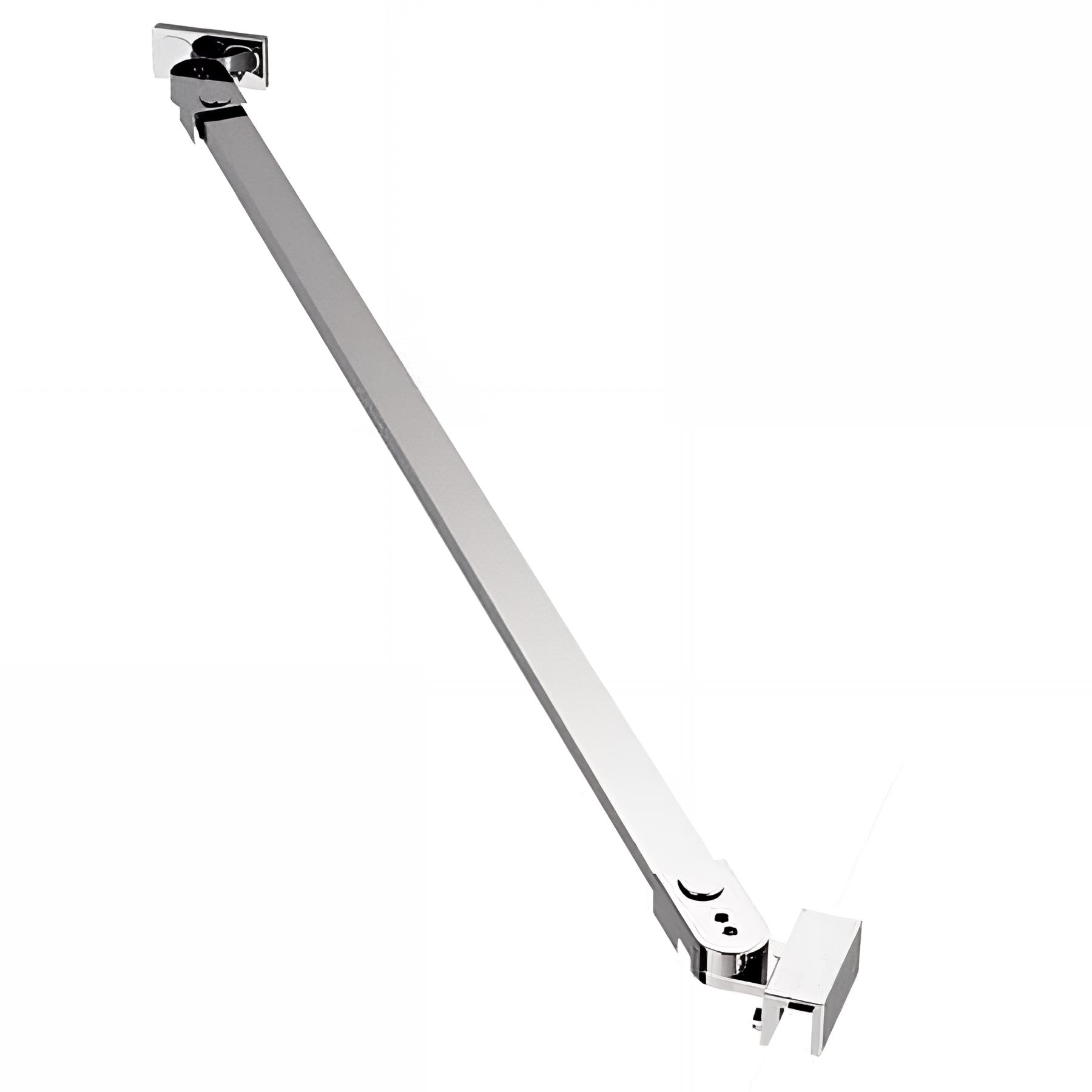 Barre de renfort articulée inox brossé pour gamme Kinedo EKINOX 1,20 m maximum à poser droite ou en biais