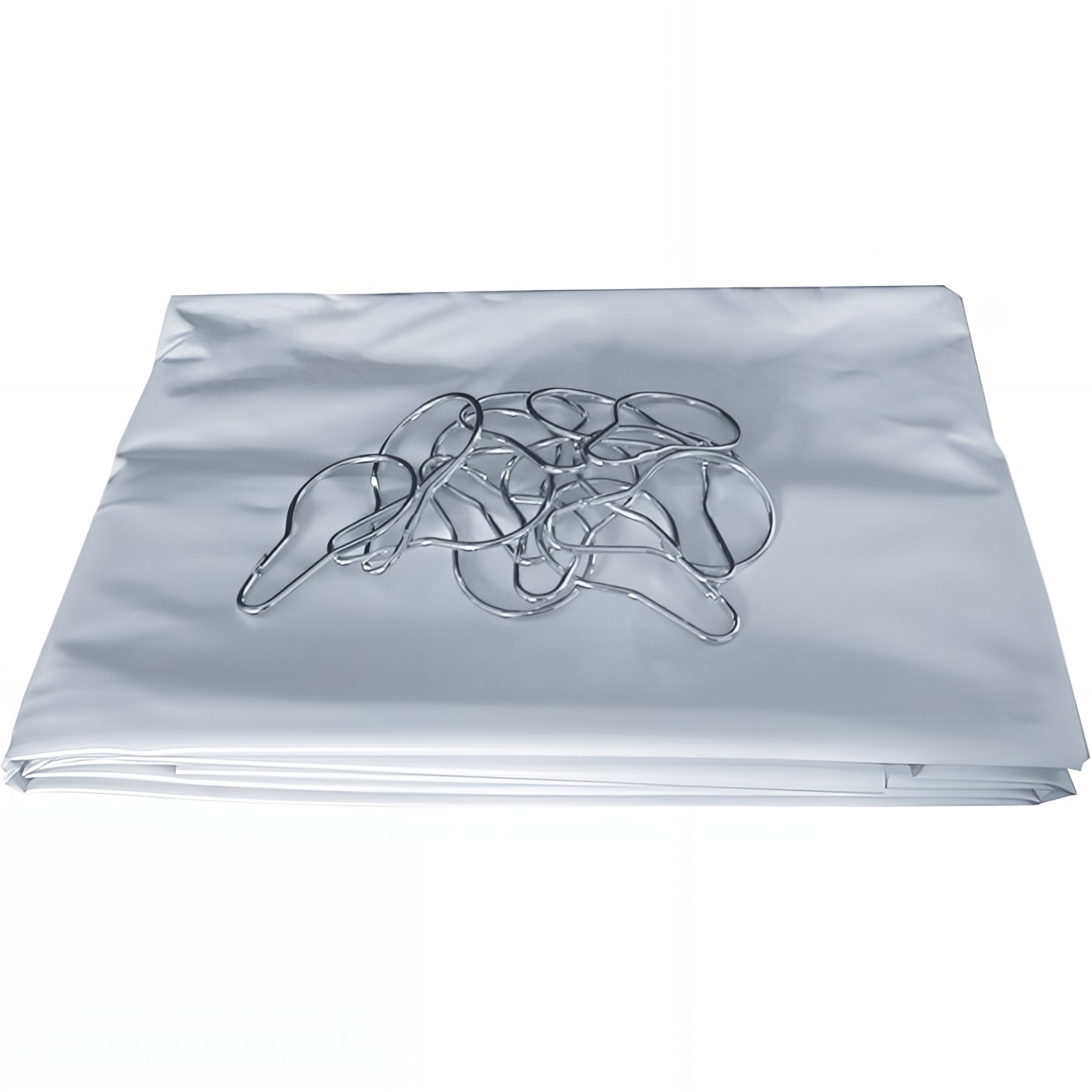 Rideau de douche Gamme PRO PELLET hauteur 1,80m largeur 2,00m 12 anneaux métal PVC blanc