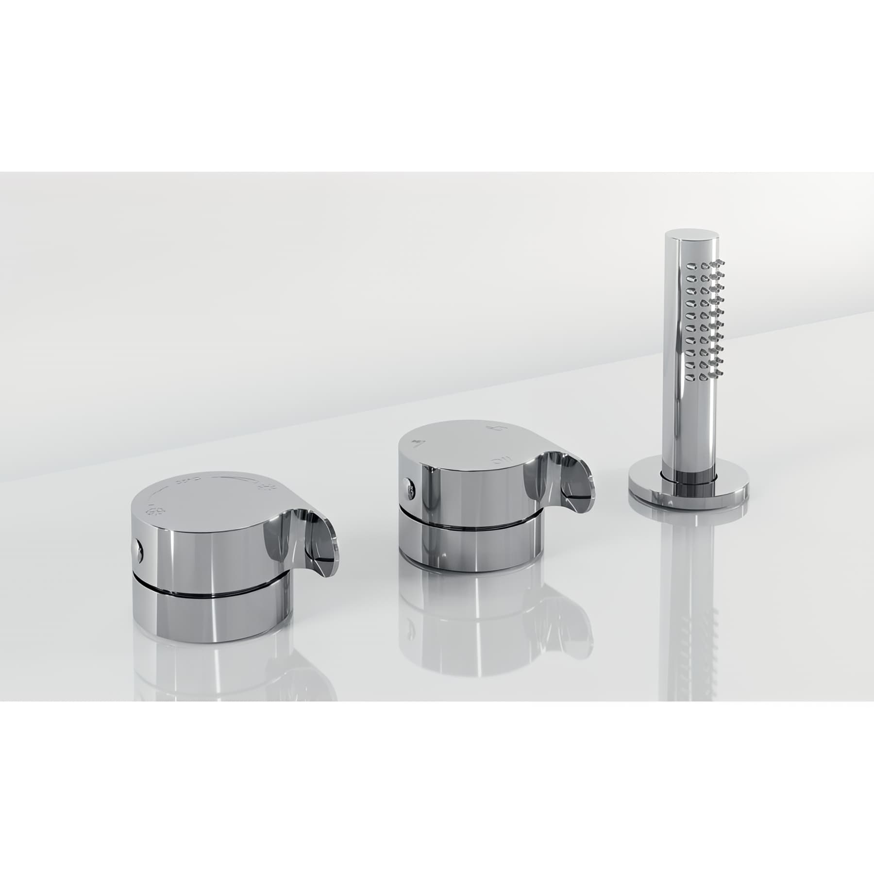 Robinetterie thermostatique GAMMA chromée pour baignoire KINEDO (compatible avec becs SIGMA et ALPHA)