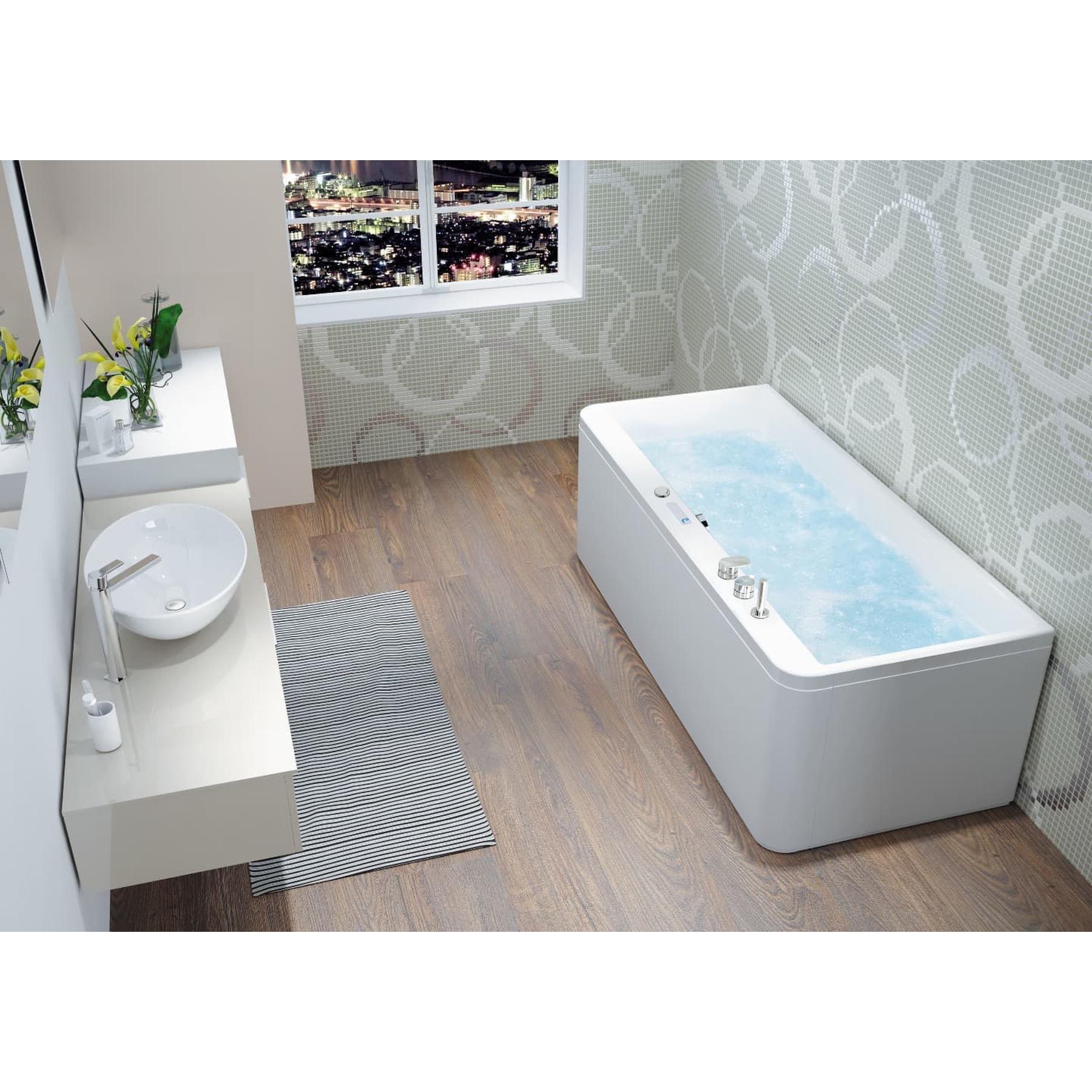 Façade de Tablier en acrylique BIOCRYL 160 blanc mat pour baignoires ZUMBA