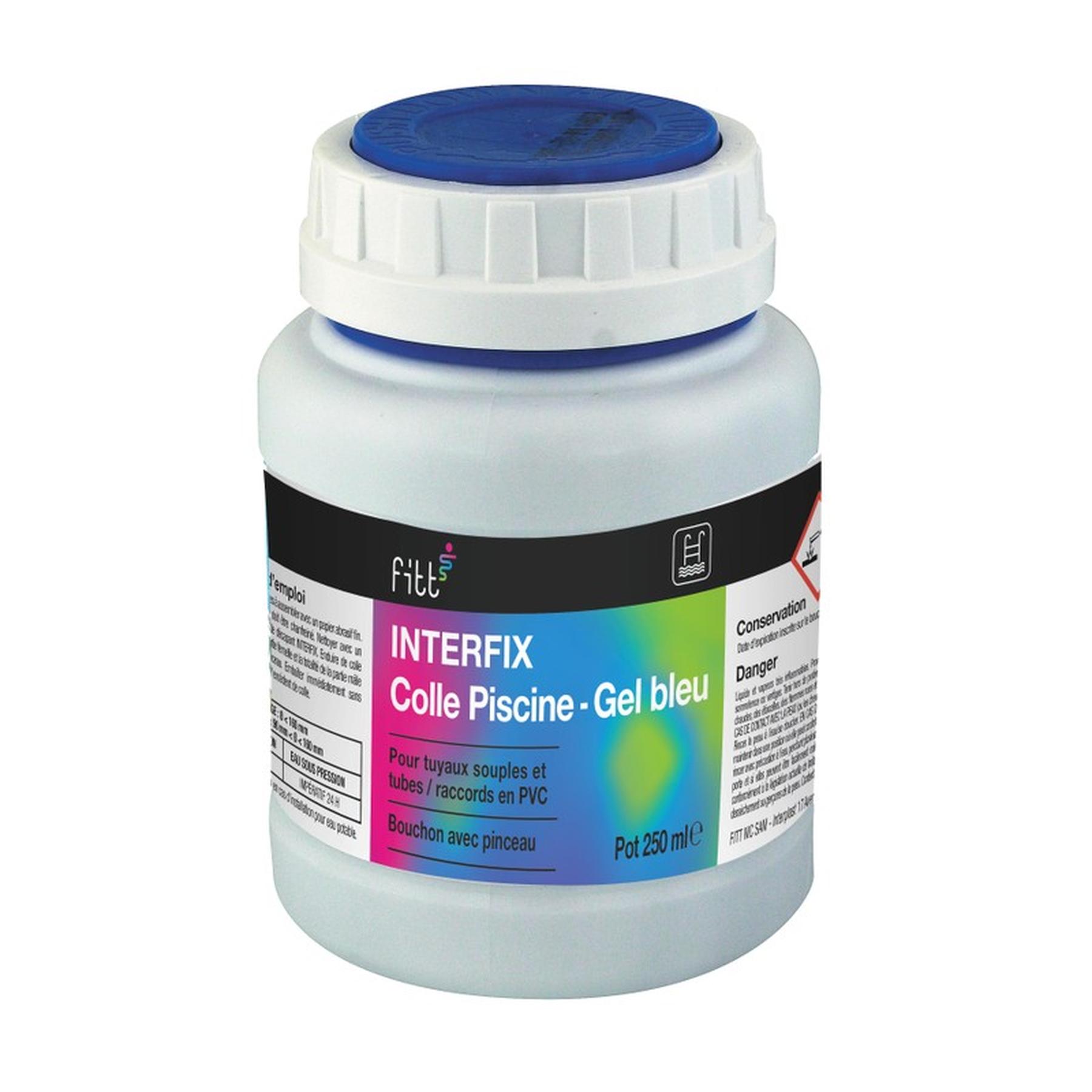 Colle piscine gel bleu 250ml