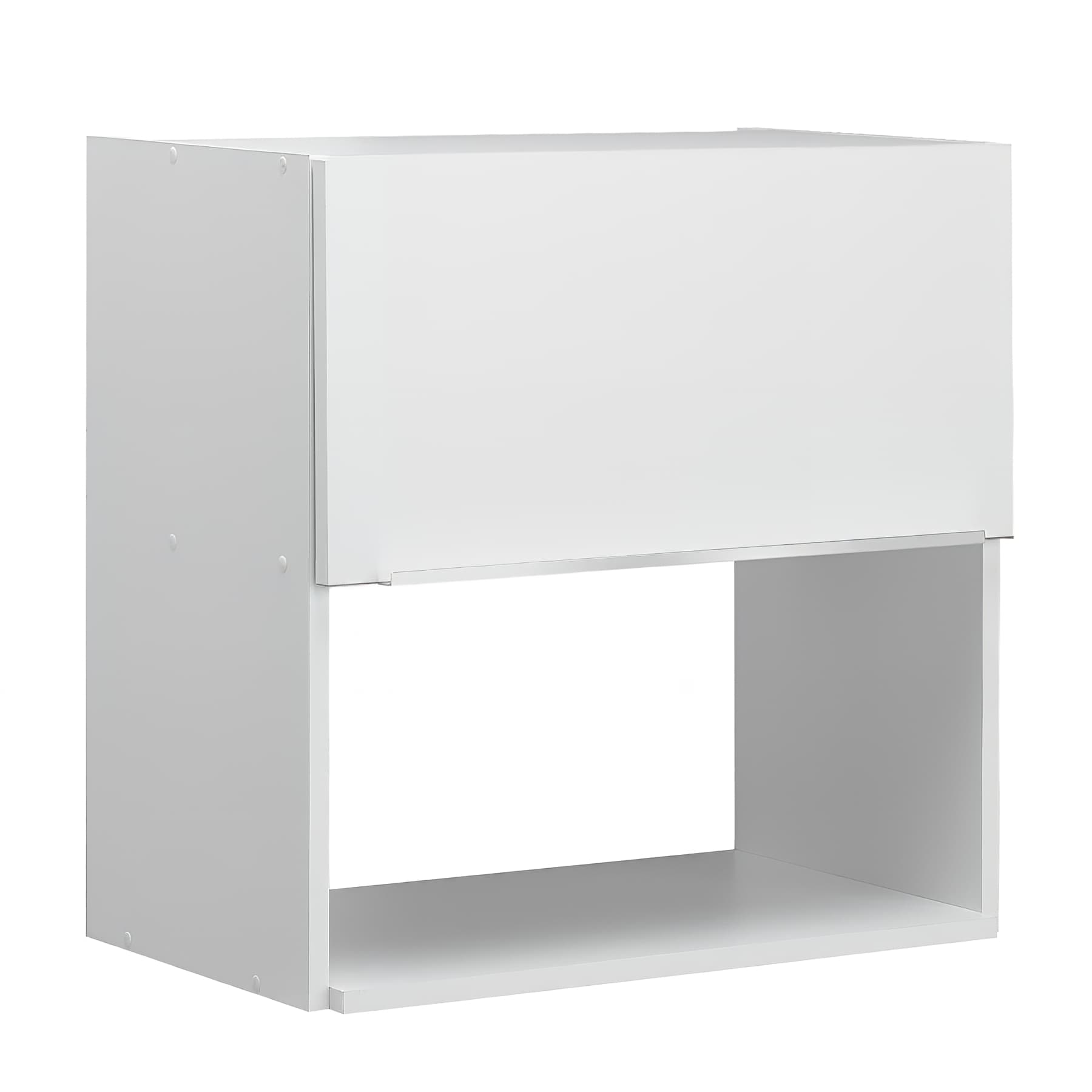 Meuble de cuisine haut MODERNA CLASSIK 60x35 hauteur 60cm 1 niche micro ondes 1 porte ouverture vers le haut