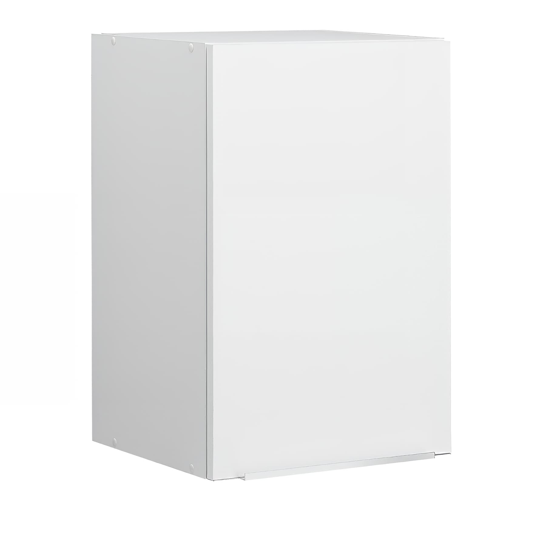 Meuble de cuisine haut MODERNA CLASSIK 40x35 hauteur 60cm 1 porte poignée alu brossé compatible micro ondes et hotte MODERNA