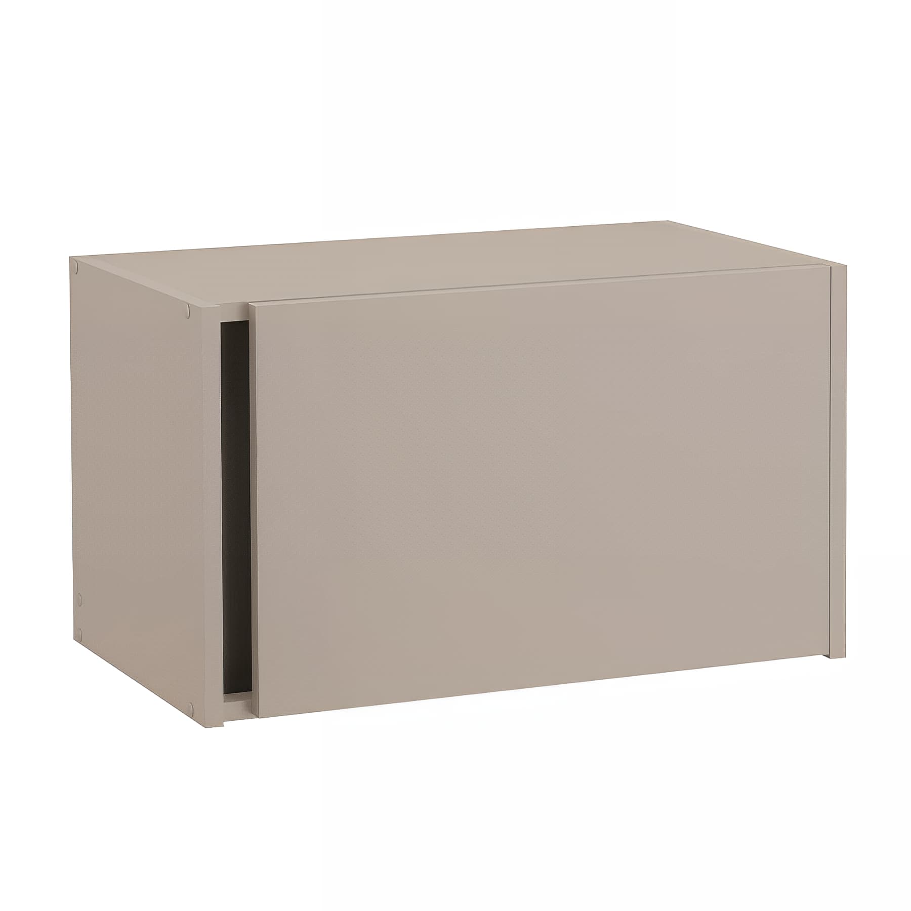 Meuble de cuisine sur hotte MODERNA URBAN couleur ARGILE 60x35 hauteur 30cm 1 porte ouverture vers le haut