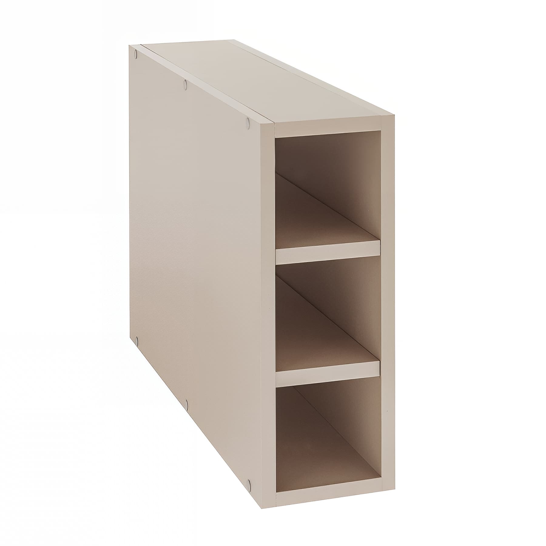 Meuble de cuisine pour 3 bouteilles MODERNA URBAN couleur ARGILE largeur 15cm profondeur 60cm hauteur 40cm