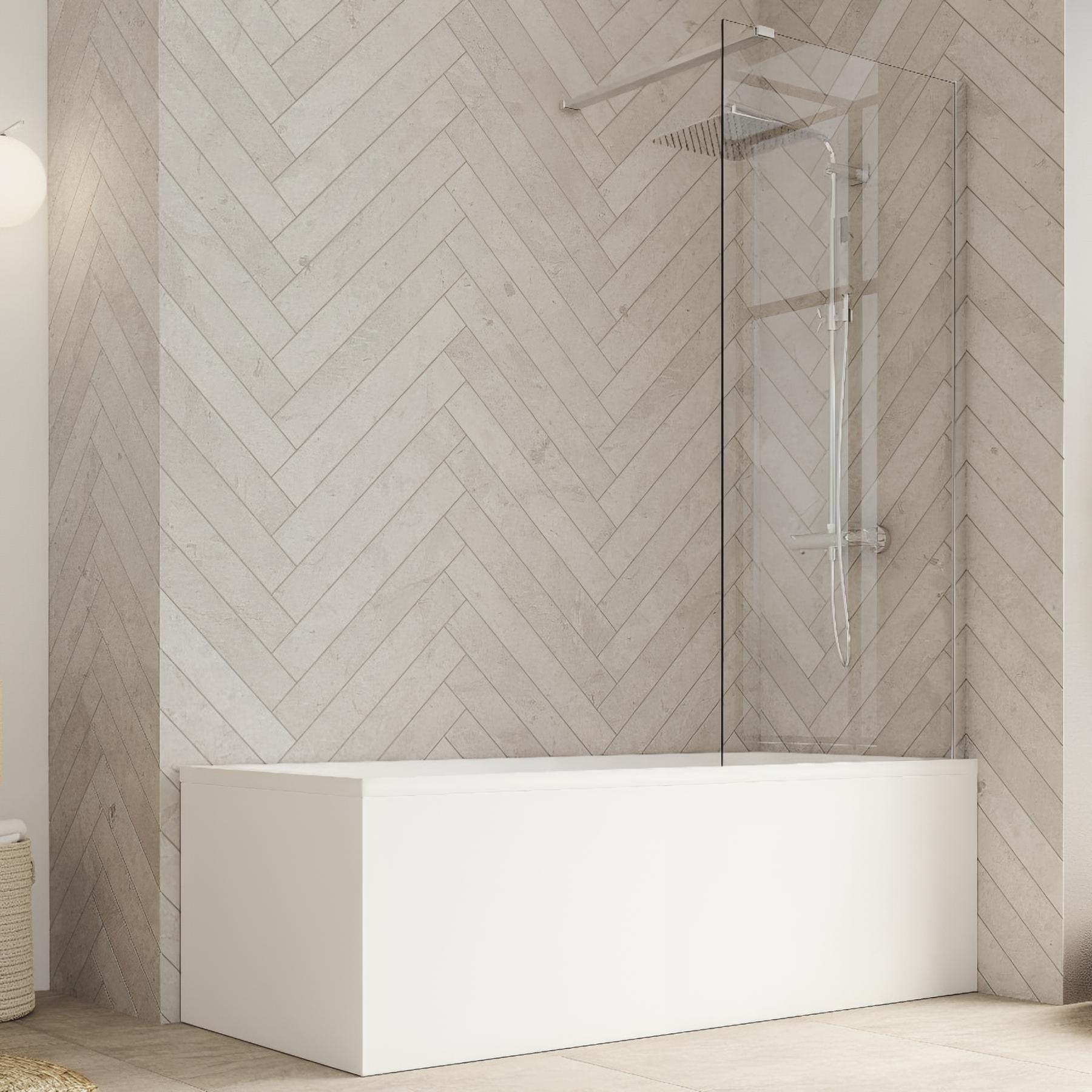 Pare-bain fixe KINEDO Smart Design Hydra 80 blanc