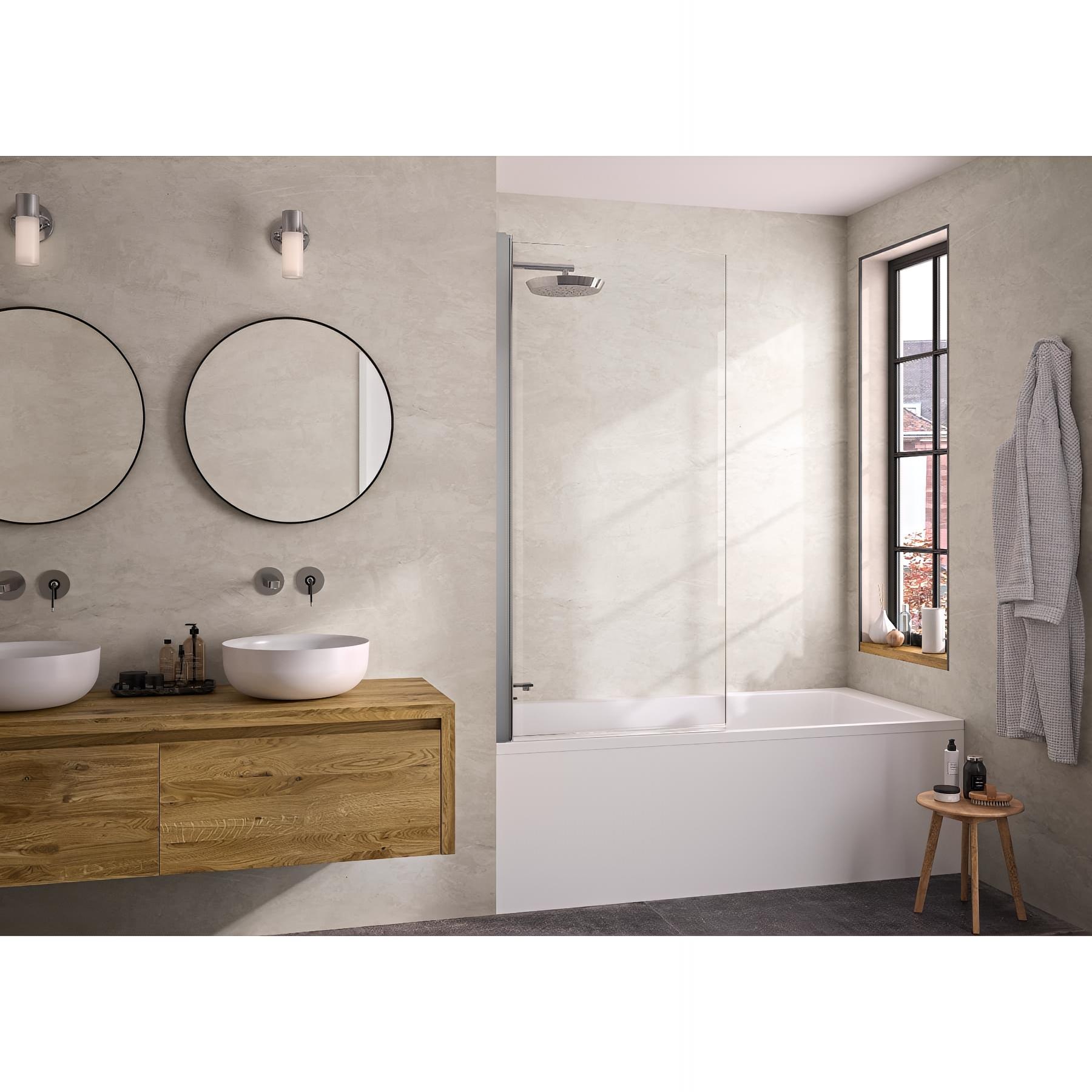 Pare-bain pivotant KINEDO Smart Design Lyra 80 chromé