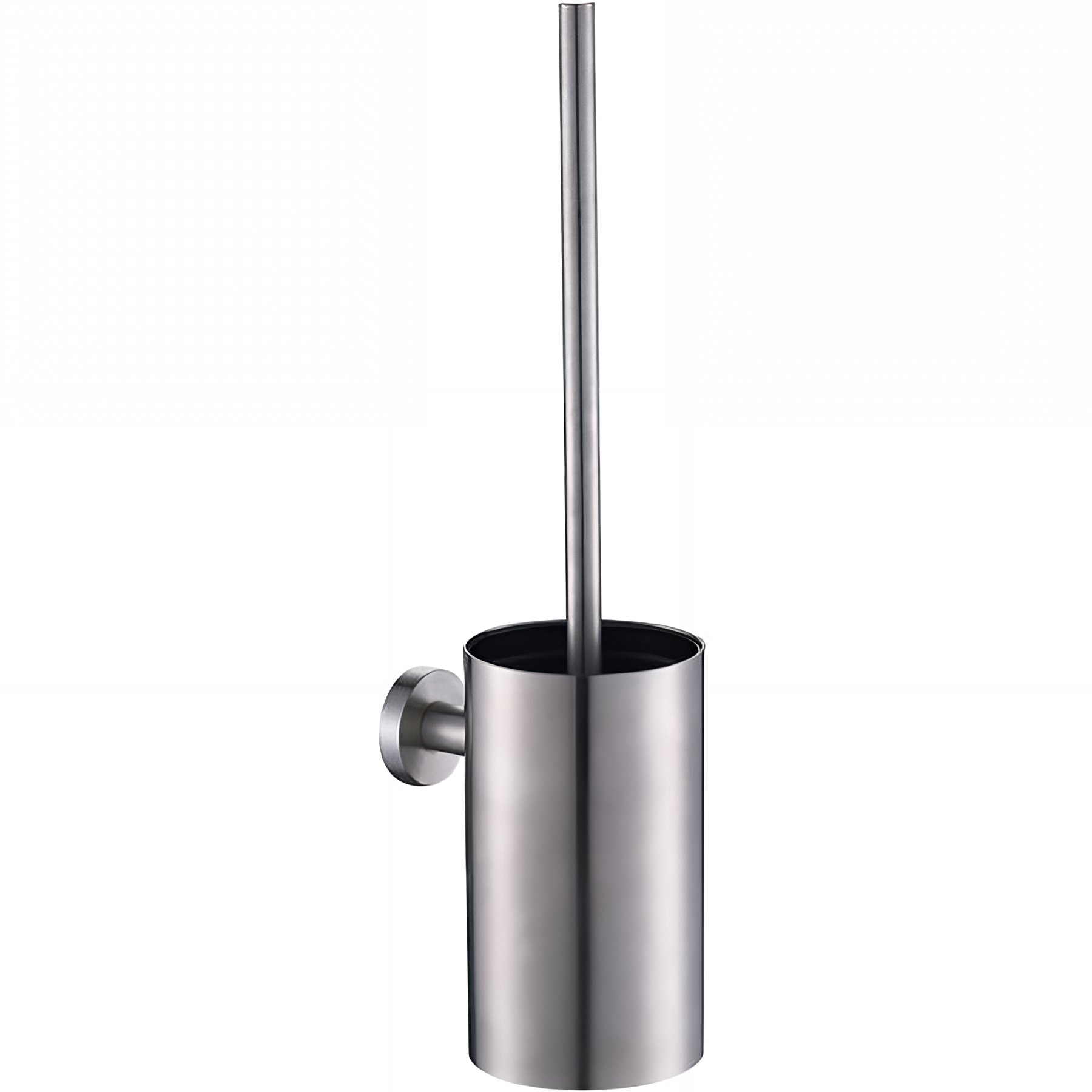 Porte-balayette Gamme PRO PELLET STYLE 120 x 366 mm inox brossé fixation murale