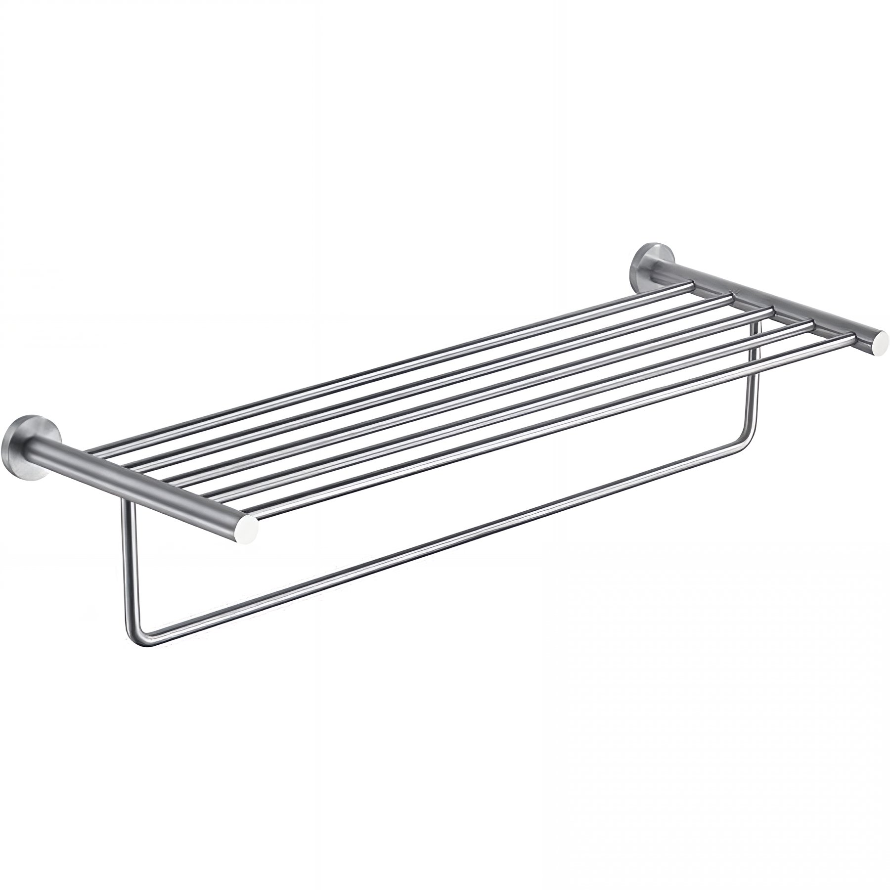 Rack Porte-serviettes Gamme PRO PELLET STYLE 583 x 230 x 140 mm tube inox brossé