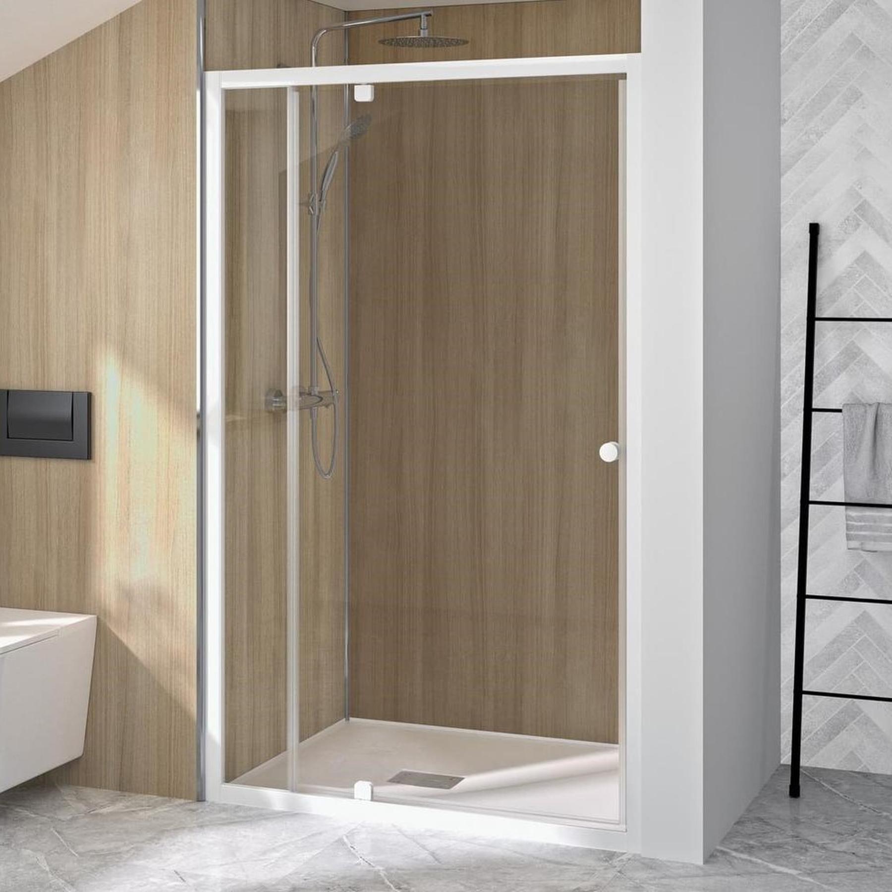 Porte de douche Kinedo SUPRA L 1,20 m H 1,90 m blanc