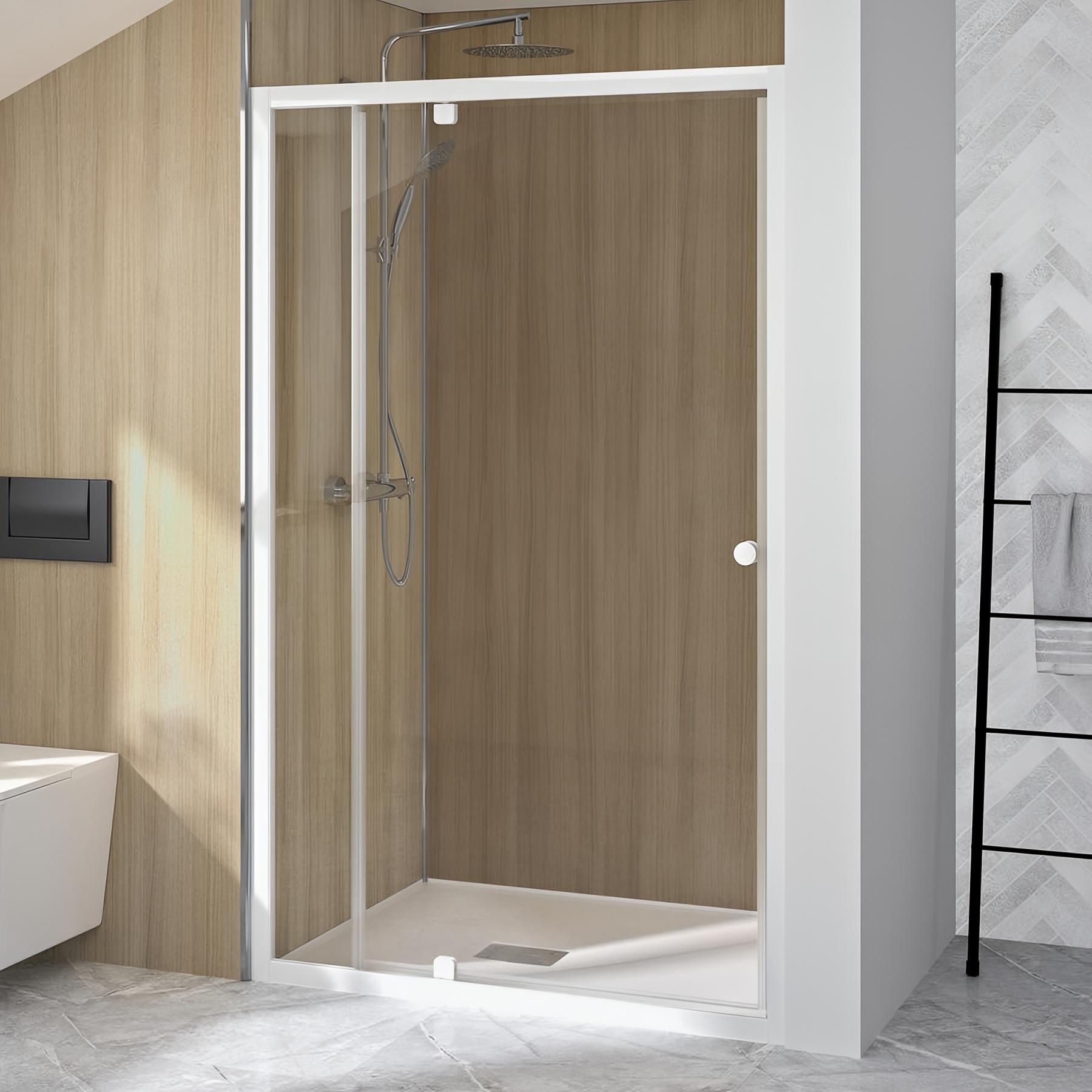 Porte de douche Kinedo SUPRA L 1,20 m H 1,90 m blanc